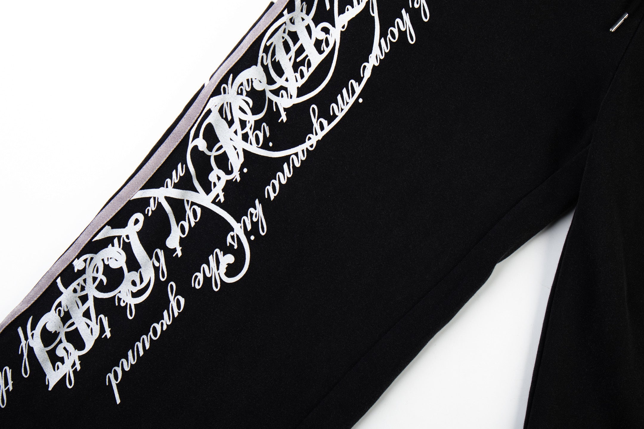 Script Graffiti Wide-Leg Sweatpants | Streetwear Joggers