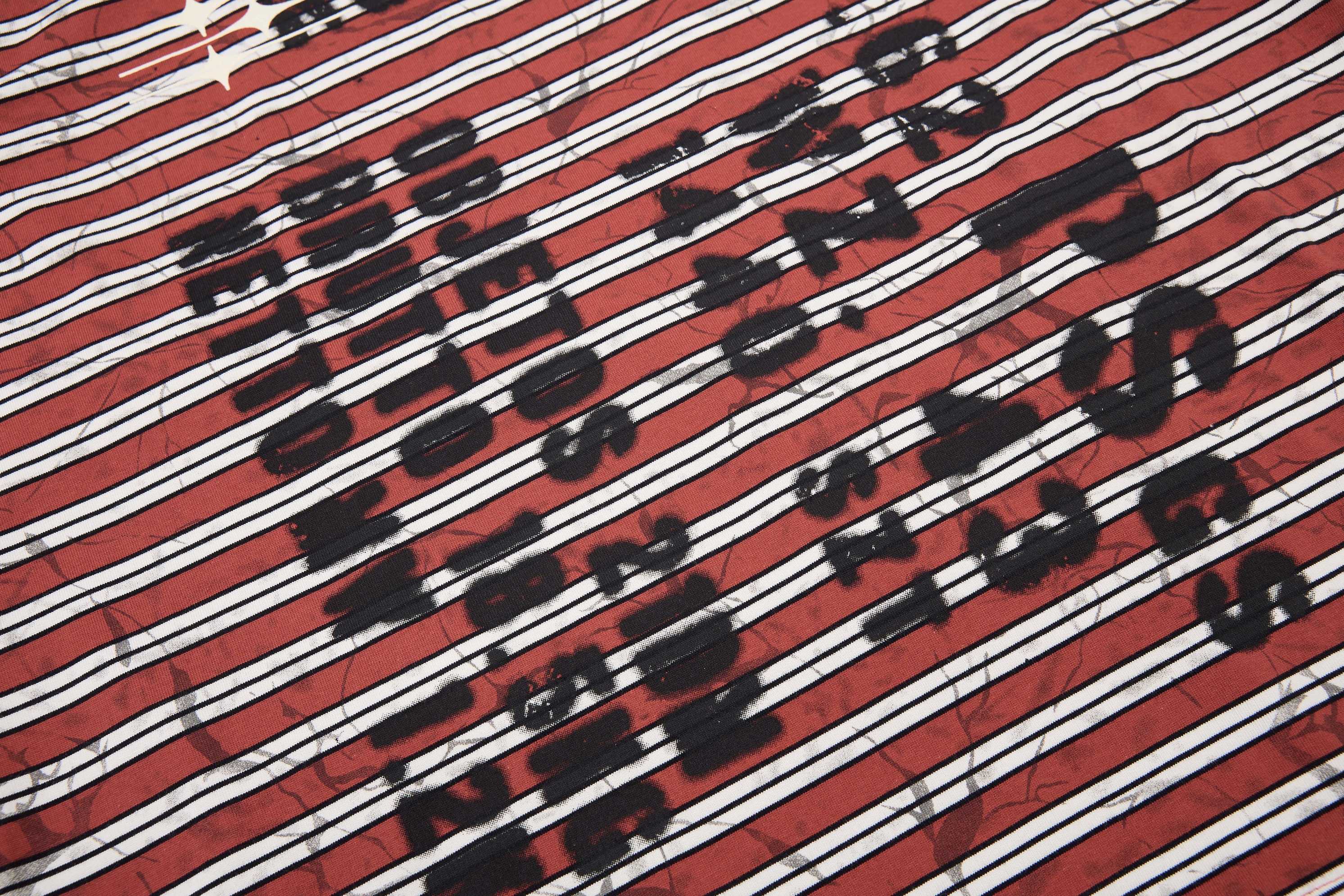 Omirad Graffiti Stripe Chaos Tee | Streetwear Cotton T-Shirt