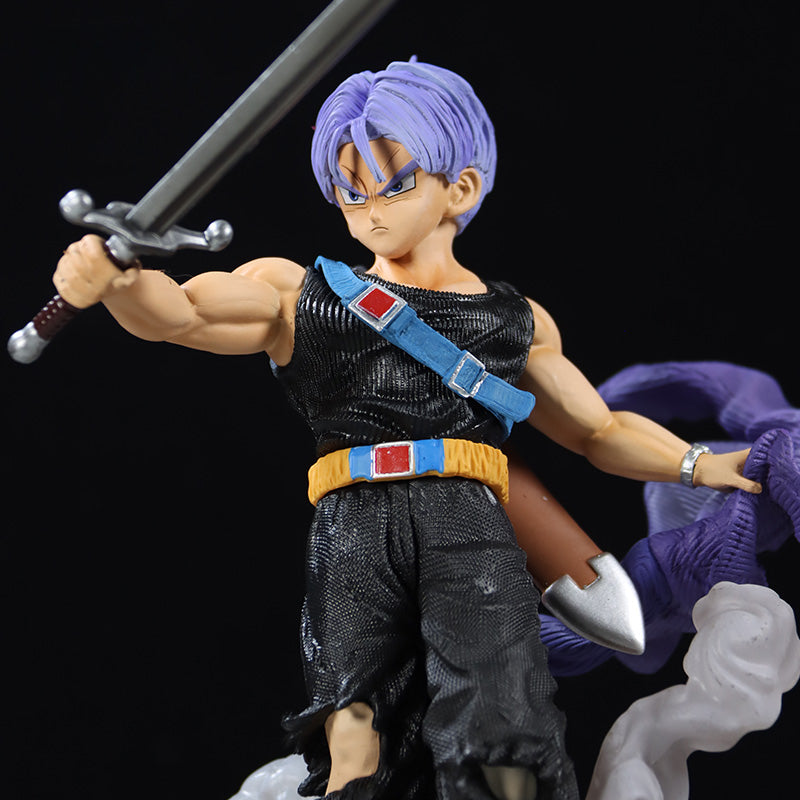 Dragon Ball Z Trunks Figure – 25cm, 0.8kg – Sword Pose on Destroyed Capsule