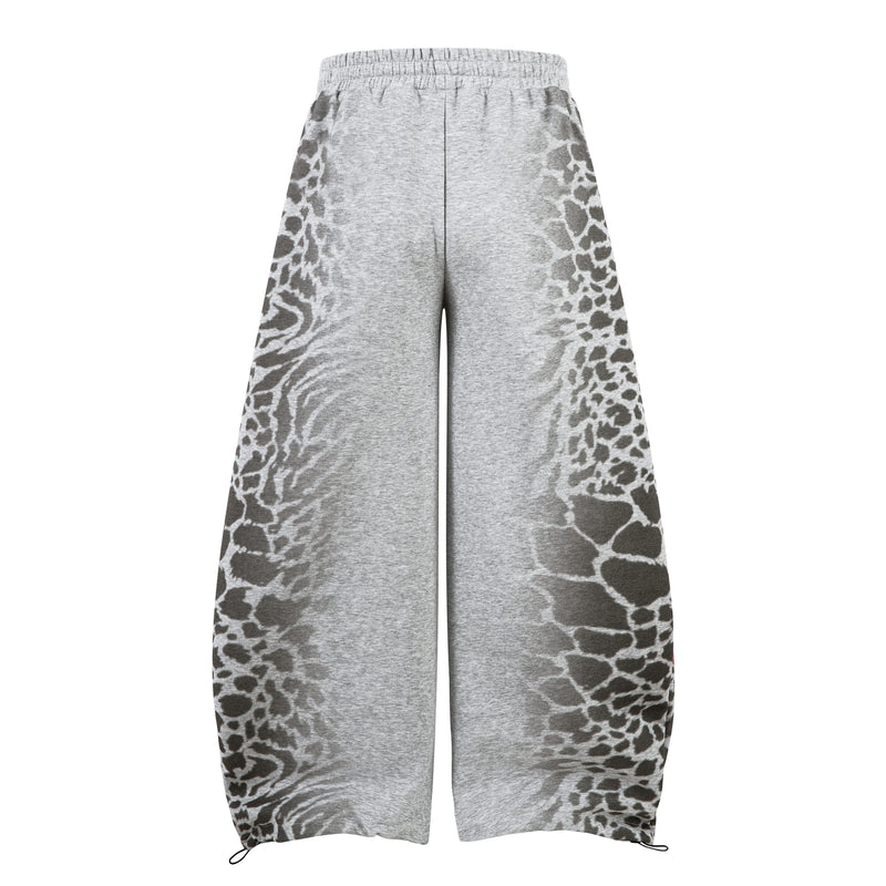 Omirad Leopard Fade Wide-Leg Sweatpants | Streetwear