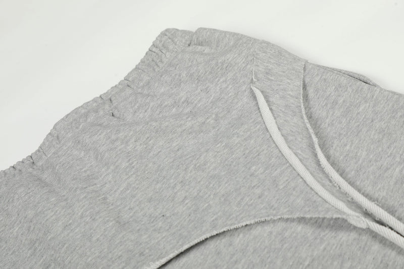 CUAMS Multi-Drawstring Wide-Leg Sweatpants | Streetwear