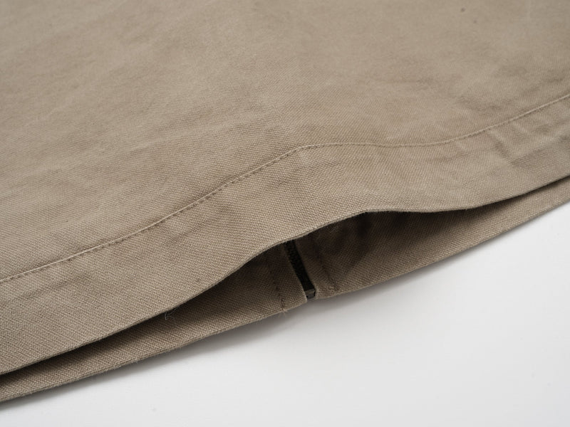 Studded Vintage Work Jacket | Washed Cotton Zip-Up
