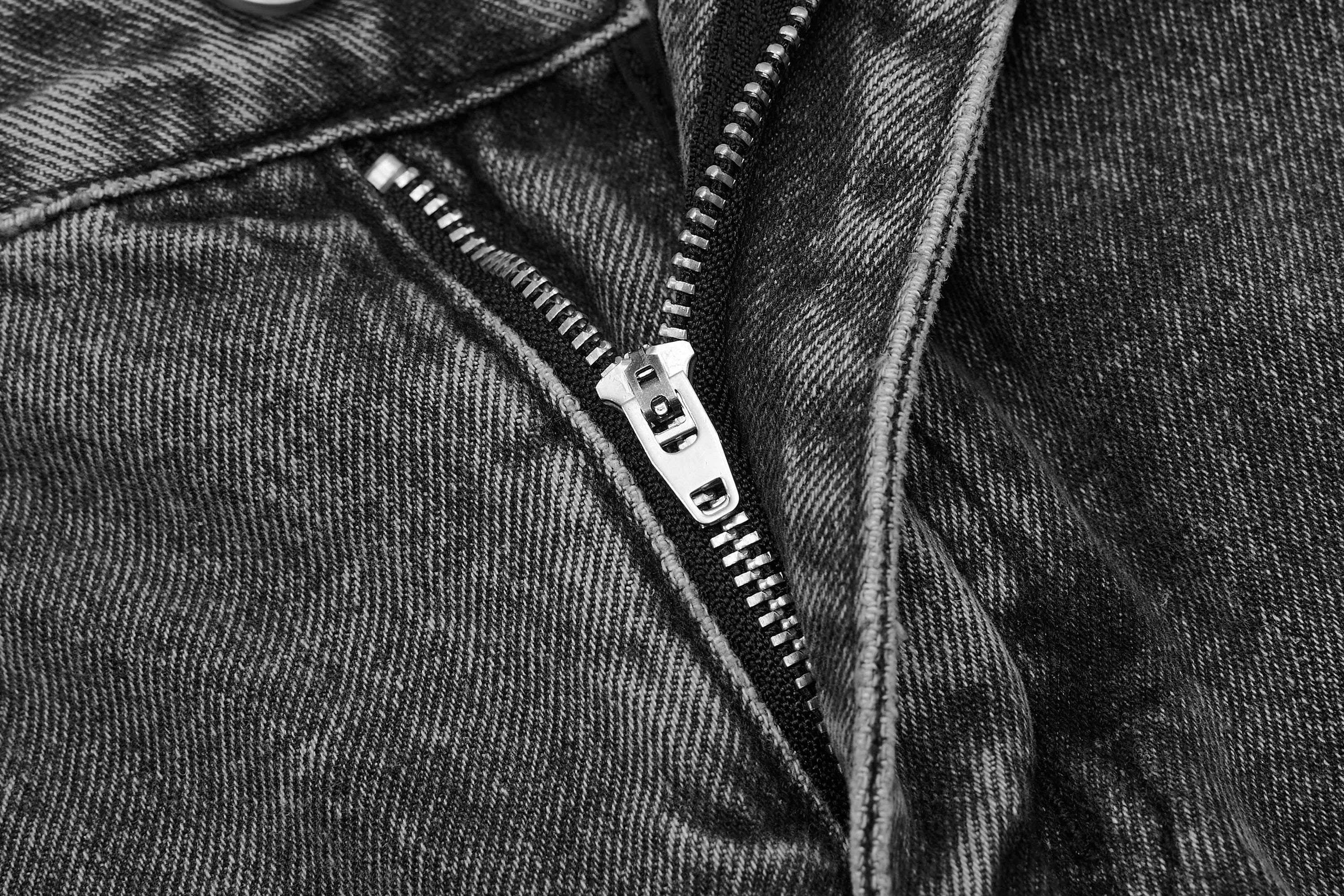 Distressed Studded Stacked Denim Pants | Streetwear Jeans