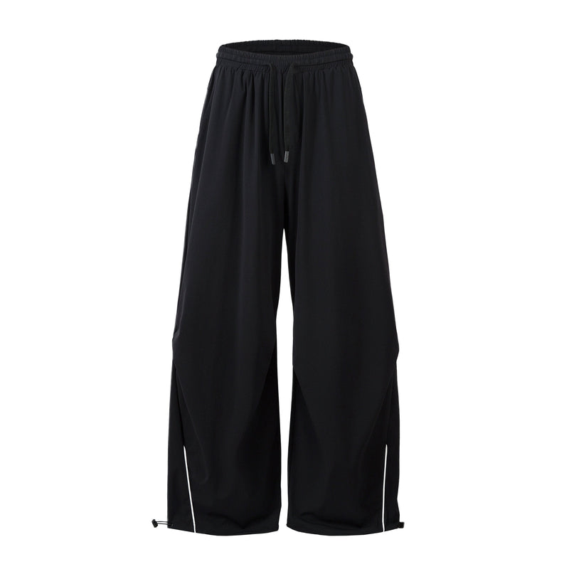 Omirad Tech Nylon Parachute Pants | Wide-Leg Techwear