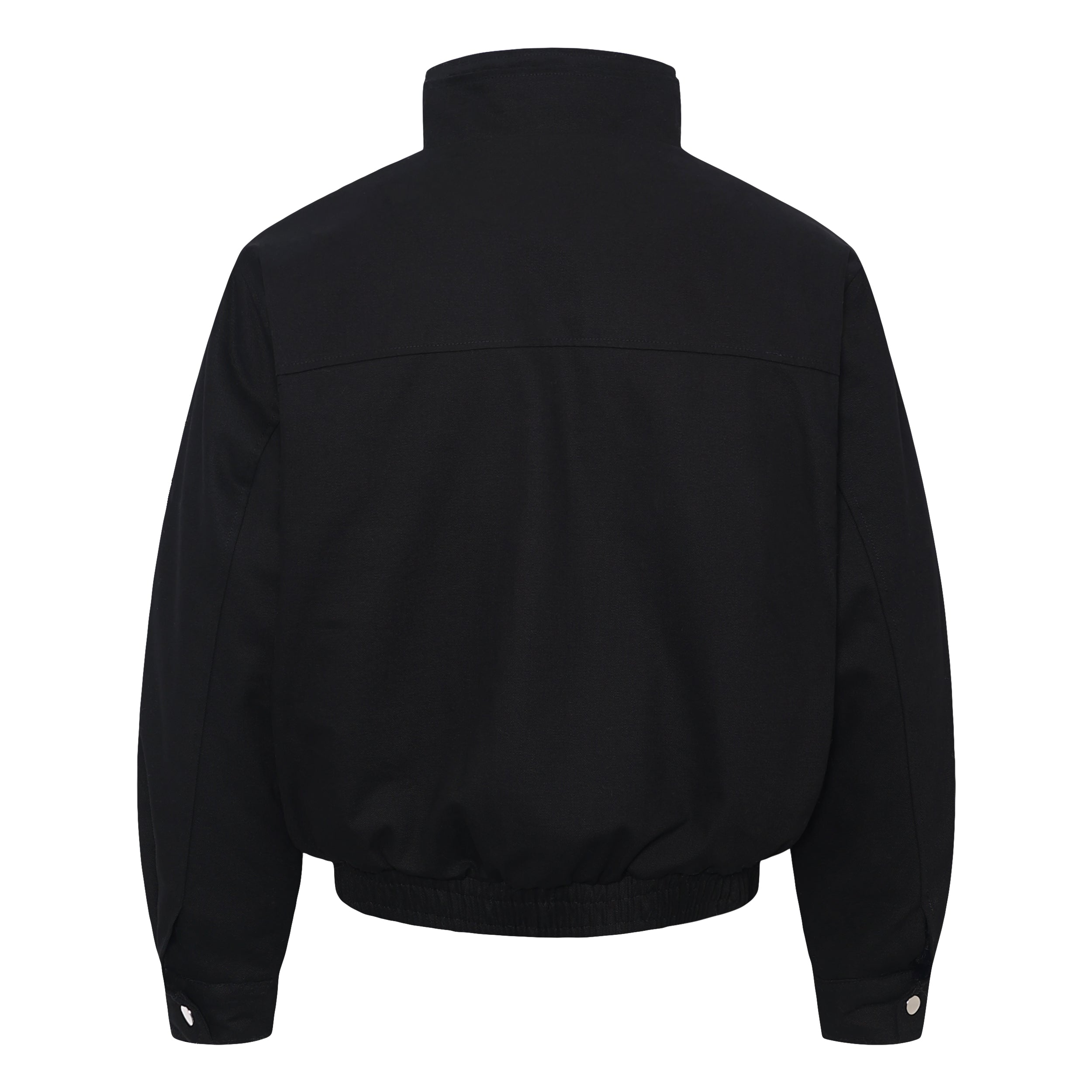 Men's High-Neck Utility Zip Jacket | Streetwear Bomber