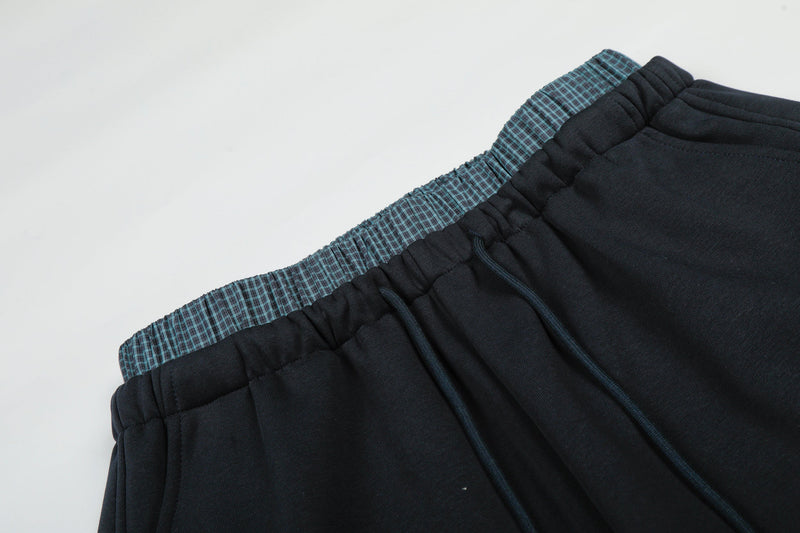 Wide-Leg Athletic Lounge Pants | Relaxed Streetwear Fit