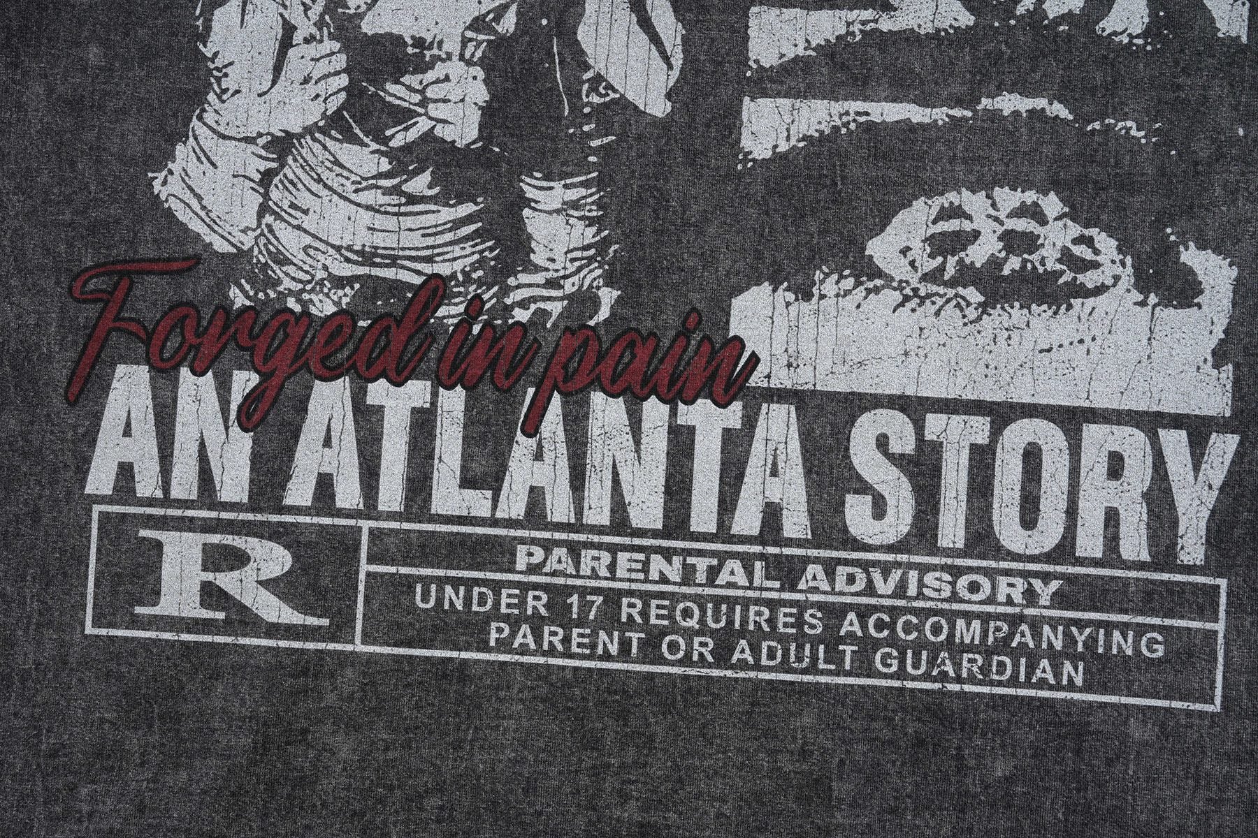 Omirad Hollow Eyes Atlanta Story Vintage Washed Graphic Tee