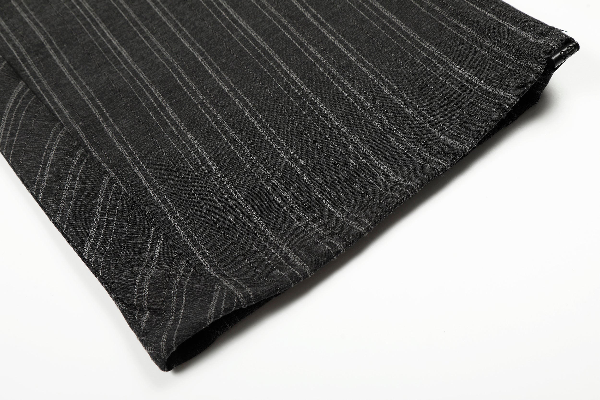 Omirad Striped Wide-Leg Pants | Pleated Pinstripe Trousers