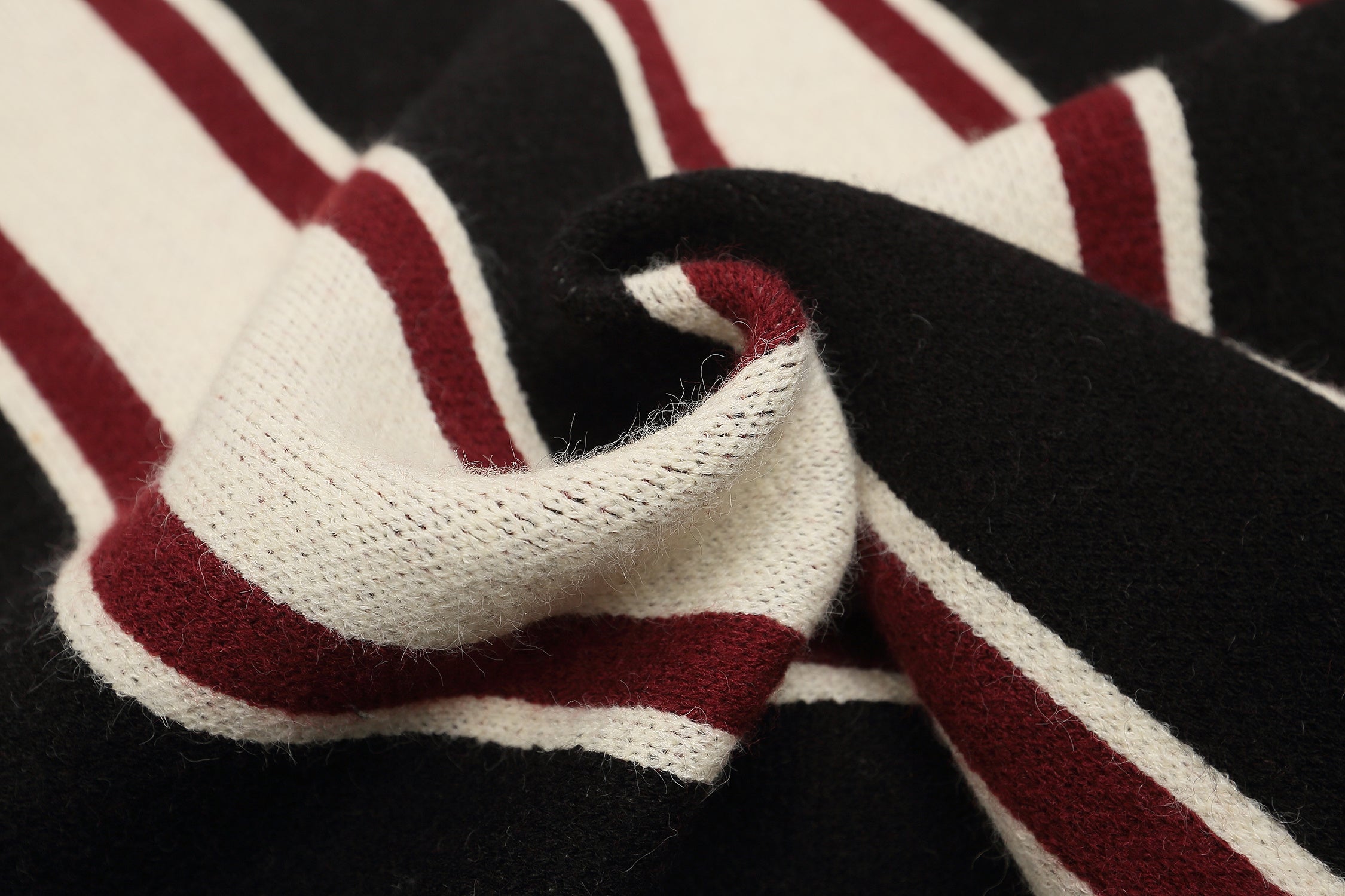Mafaer Motorcycle Racing Knit Sweater | Retro Stripe Pullover