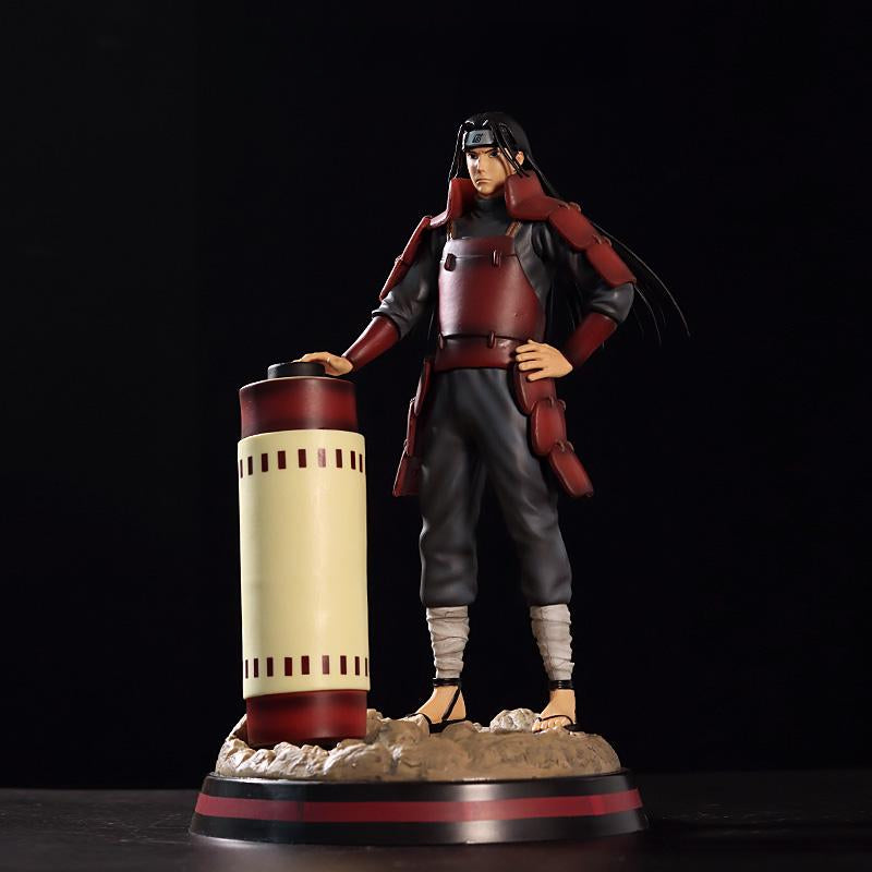 Figura de acción de Hashirama Senju - Edición de coleccionista de 28.5cm | Pose dinámica con base de rollos y efectos de chakra