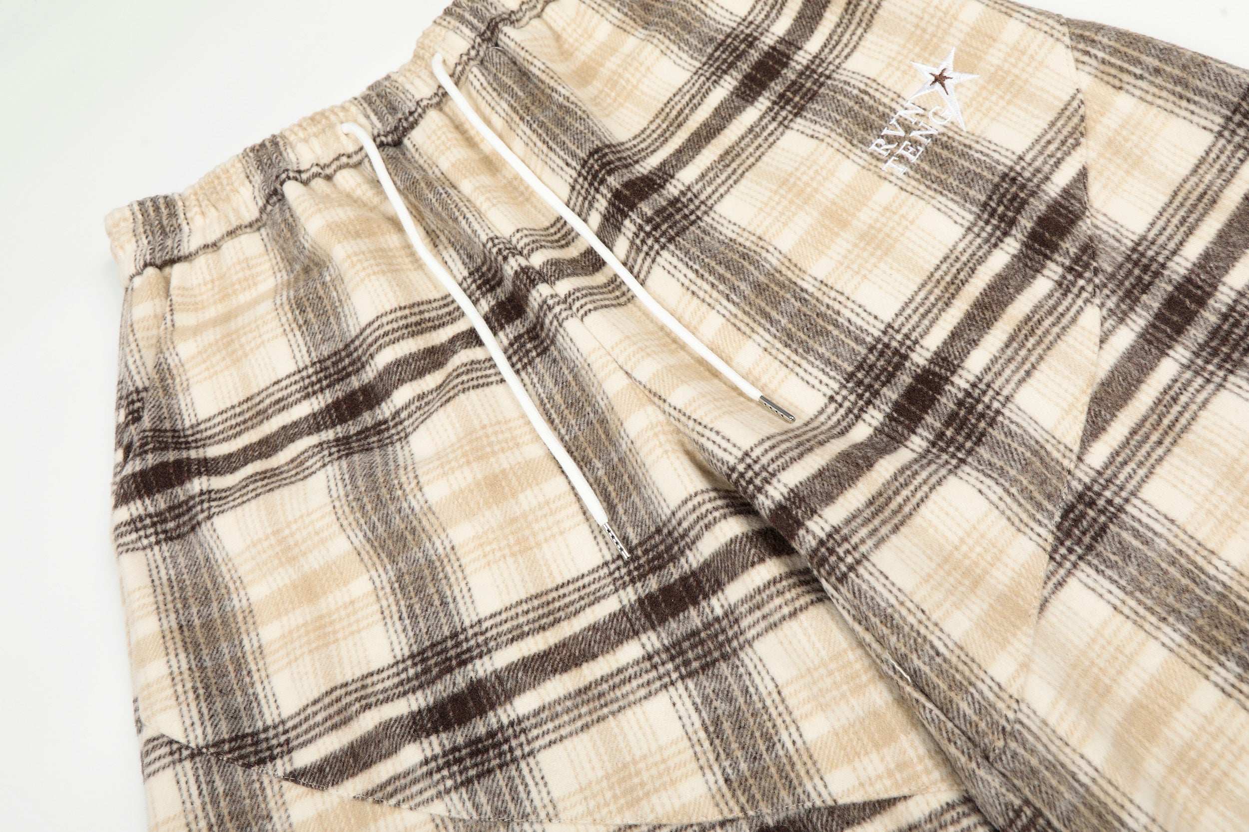 Omirad Plaid Wide-Leg Pants | Oversized Streetwear Fit