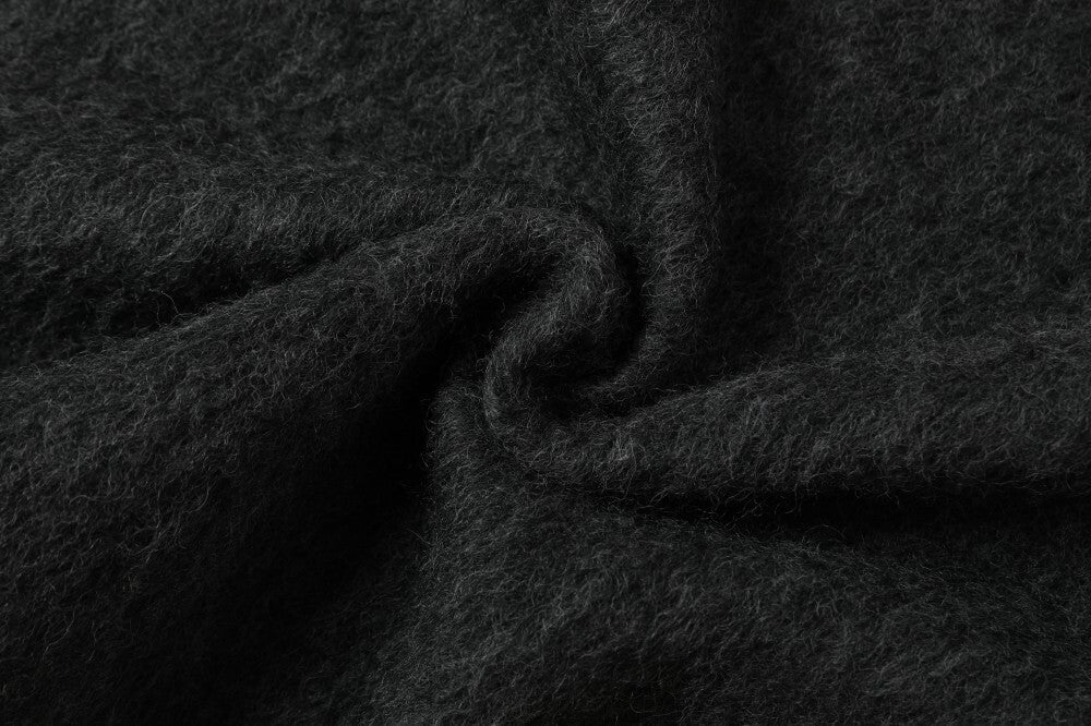 Wool-Blend Zip-Up Hooded Jacket | Minimalist Street-Luxury