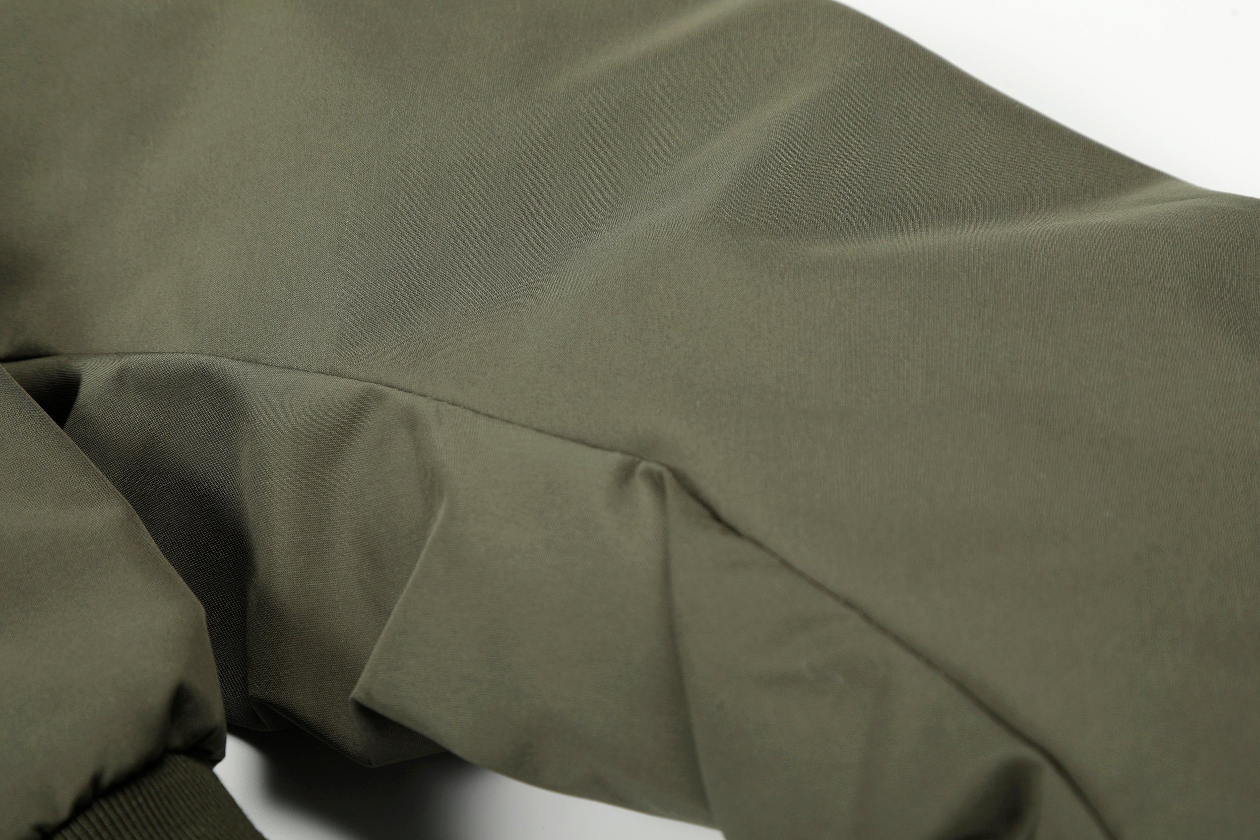 Detachable Faux Fur Scarf Bomber Jacket | Olive & Black