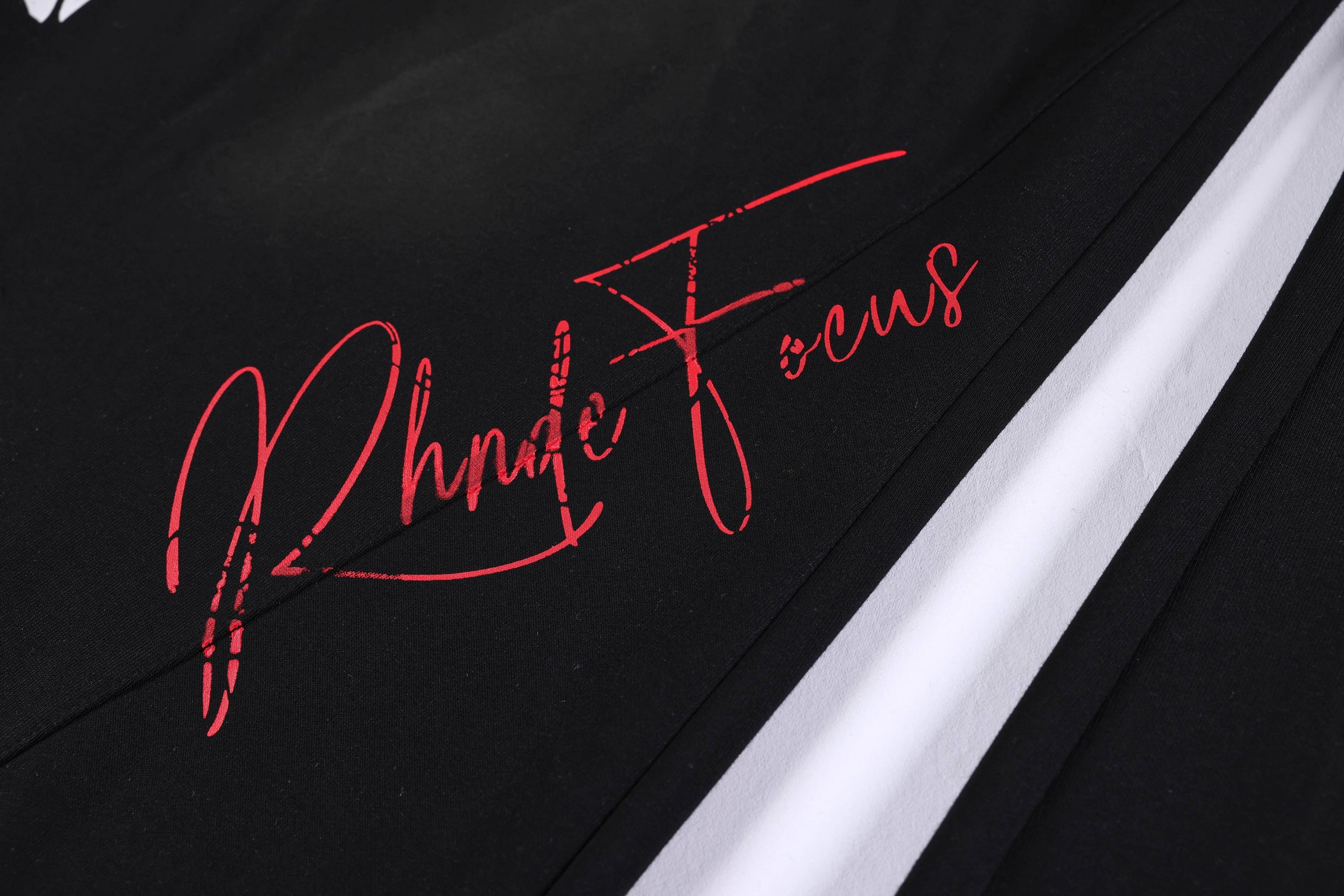 Omirad Gothic Script Wide-Leg Sweatpants | Streetwear