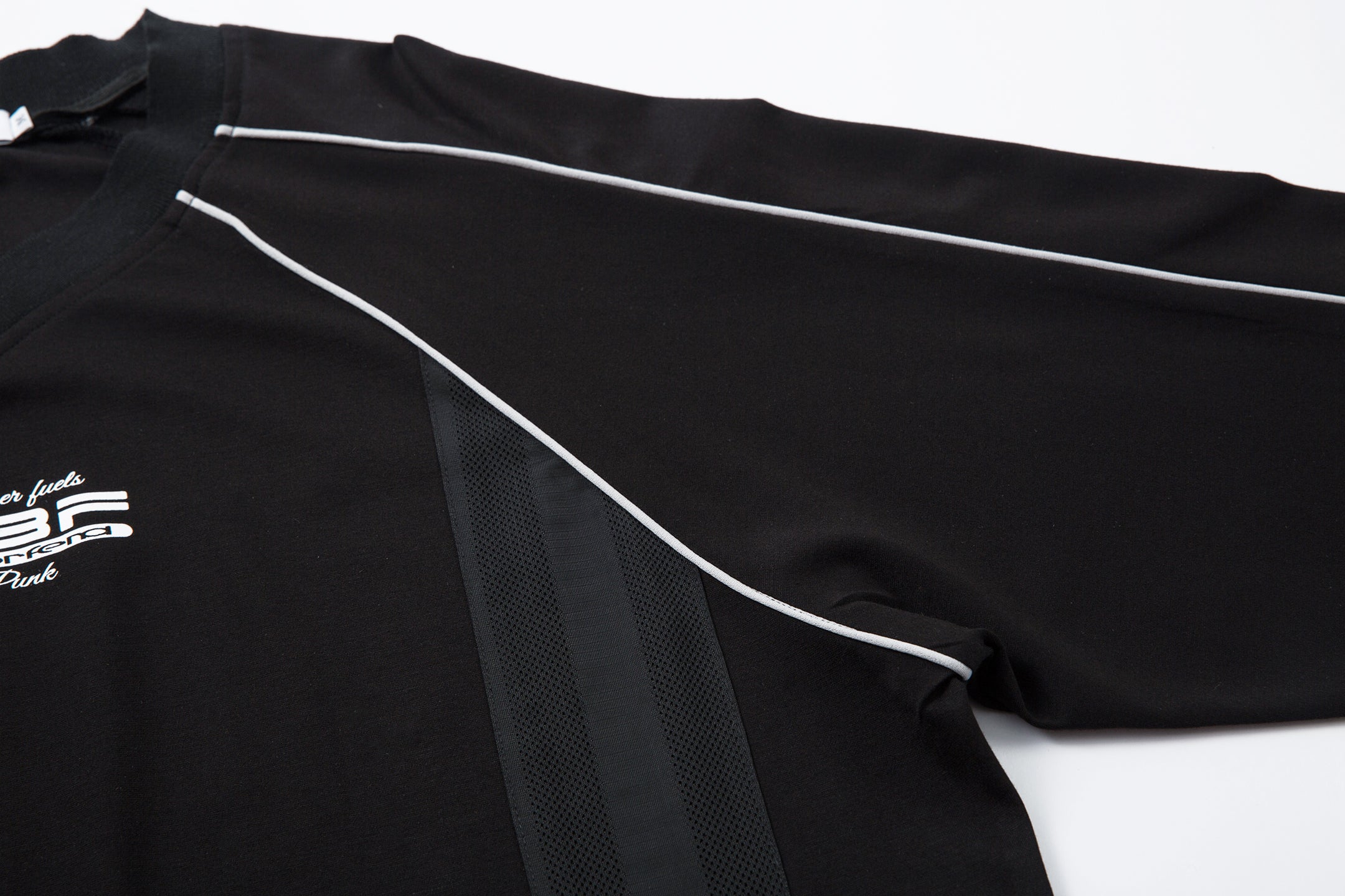 ABF Contrast Panel Raglan Long-Sleeve Top | Streetwear
