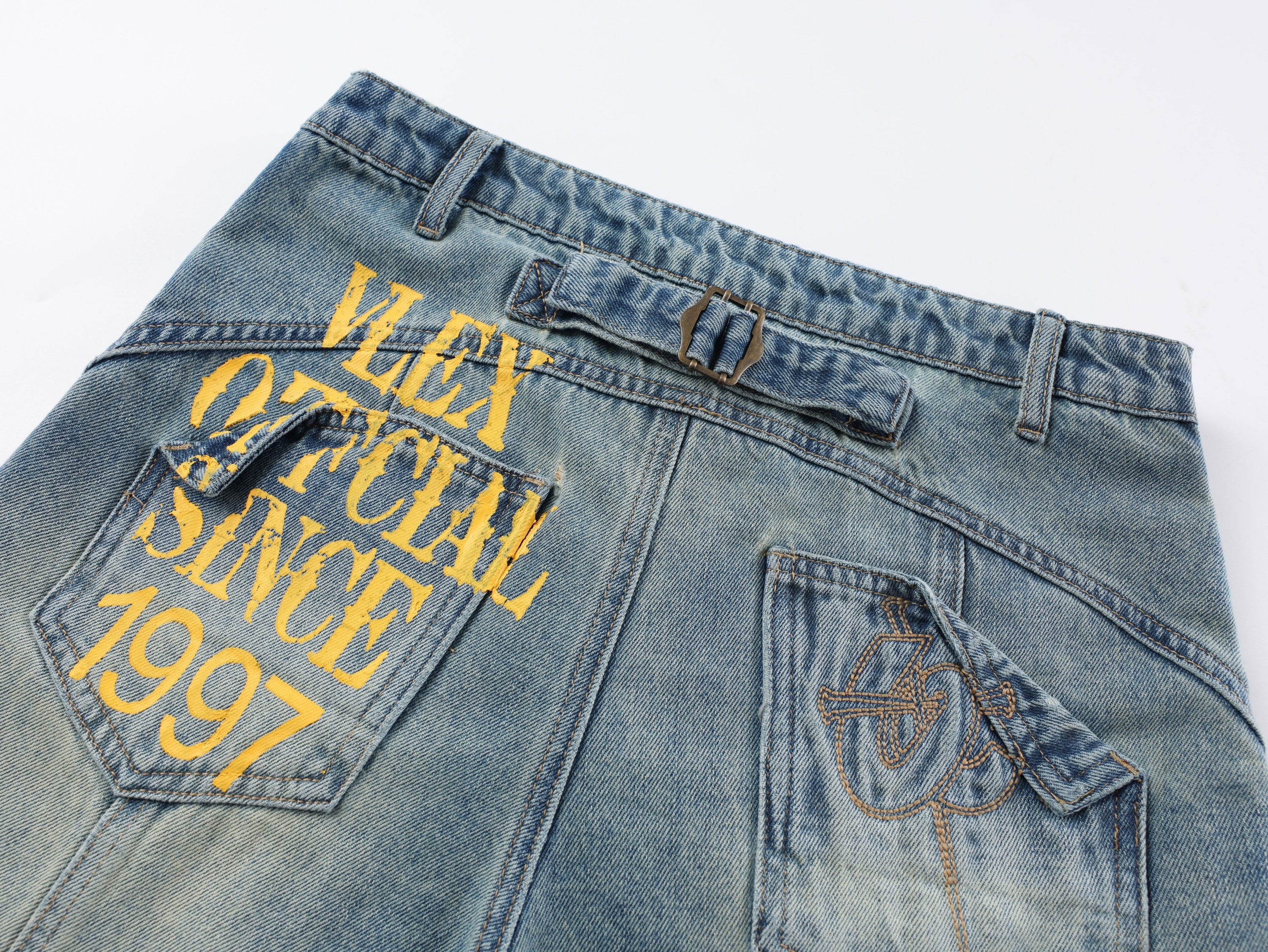 Omirad Graphic Wide-Leg Denim Pants | Bold Streetwear Jeans