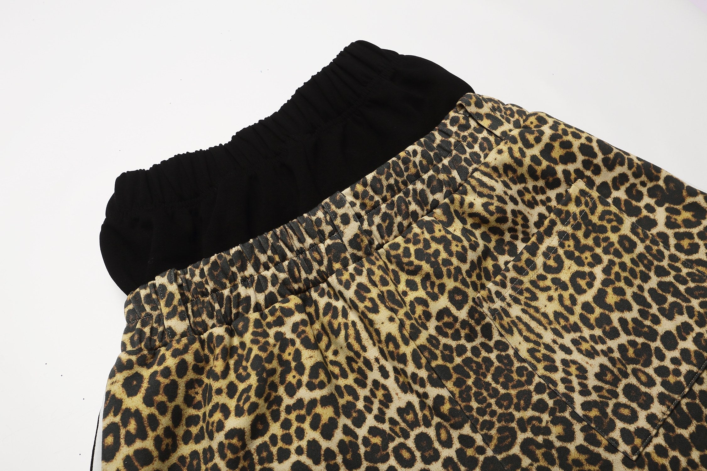 Omirad Leopard Waistband Sport Shorts | Streetwear Shorts
