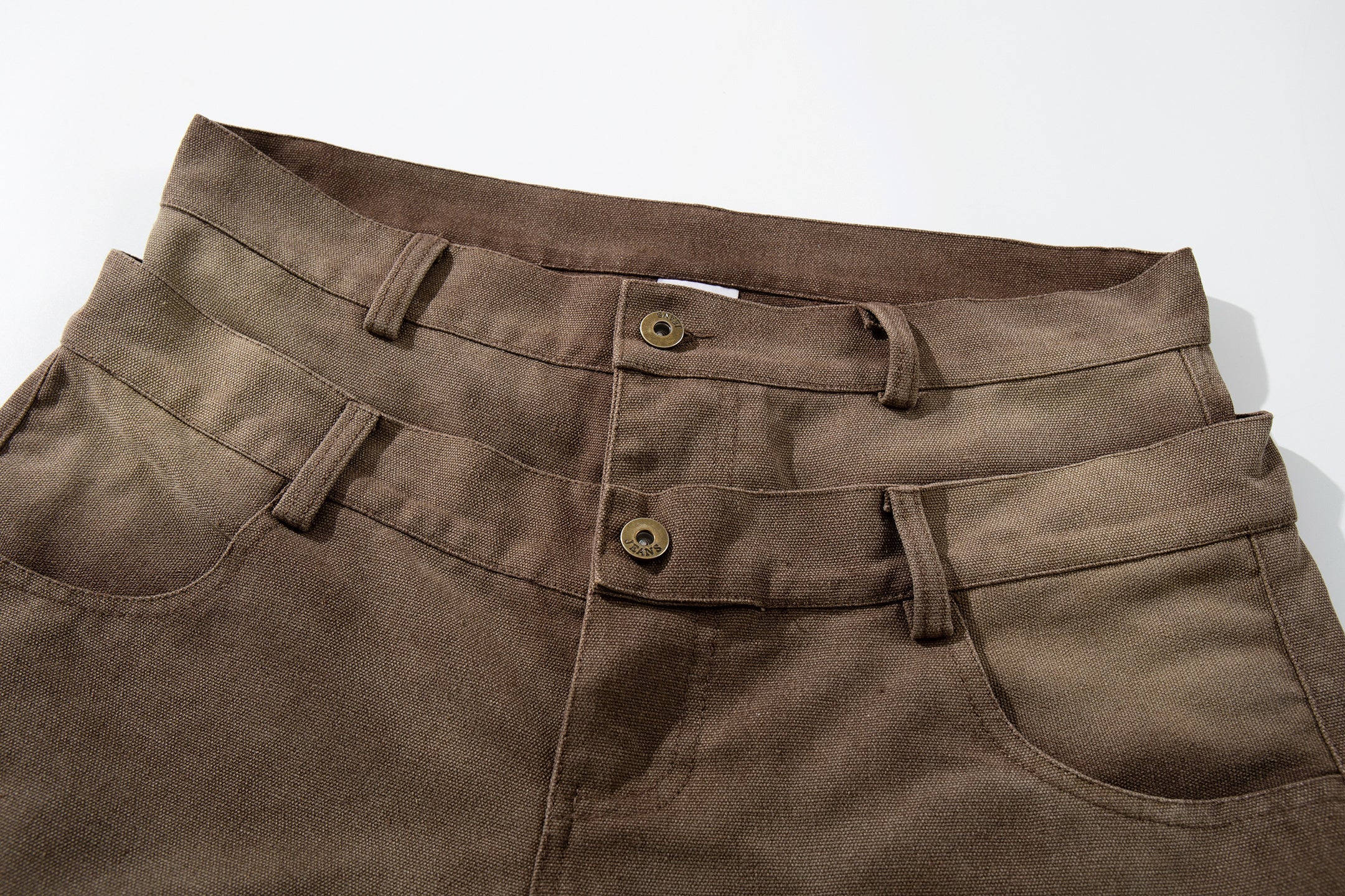 Omirad Vintage Utility Wide-Leg Carpenter Pants | 100% Cotton