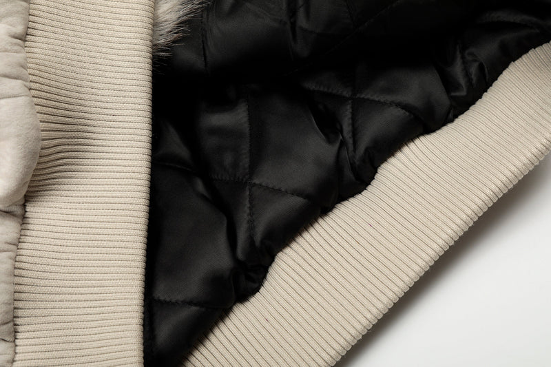Omirad Fur-Trim Toggle Bomber Jacket | Winter Streetwear