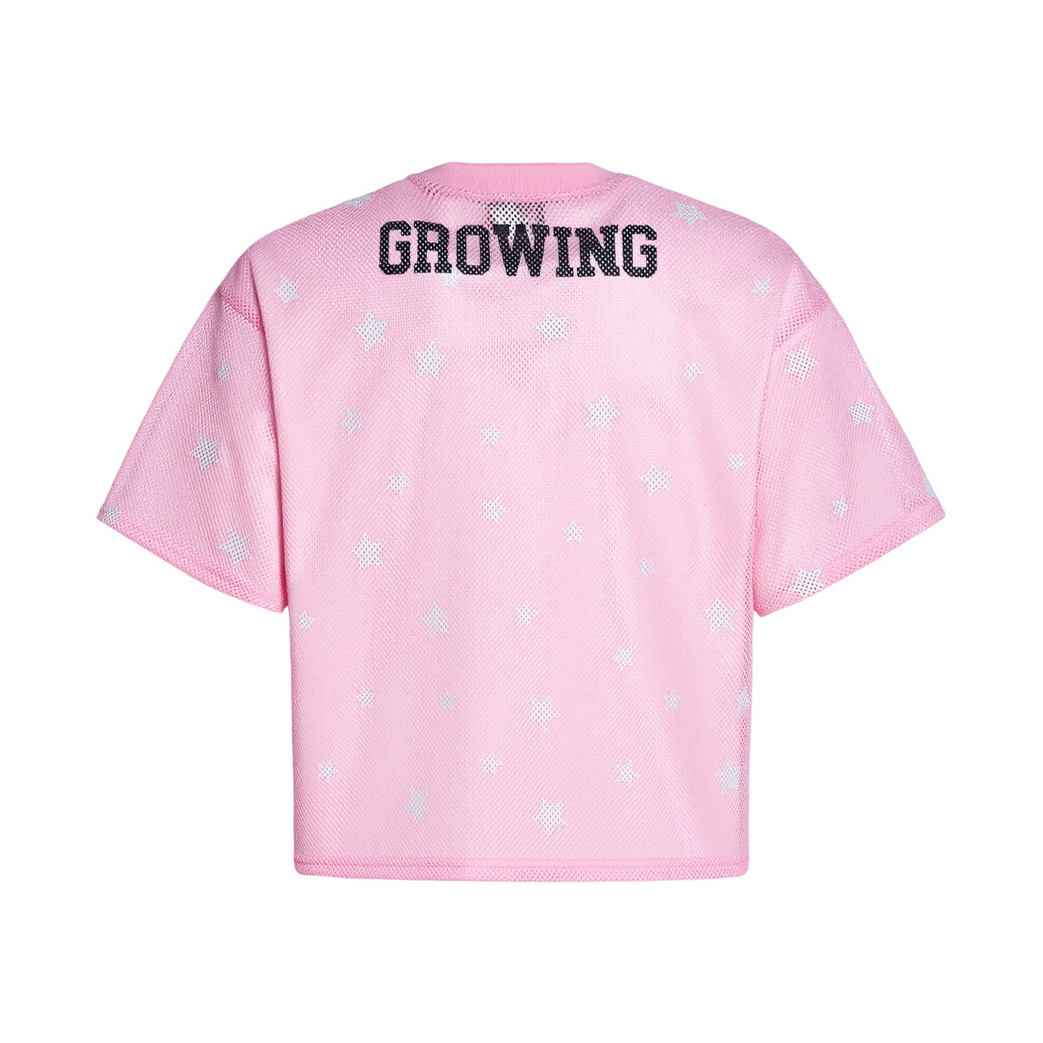 Omirad Starfield Mesh Jersey | Oversized Star Print Varsity Top