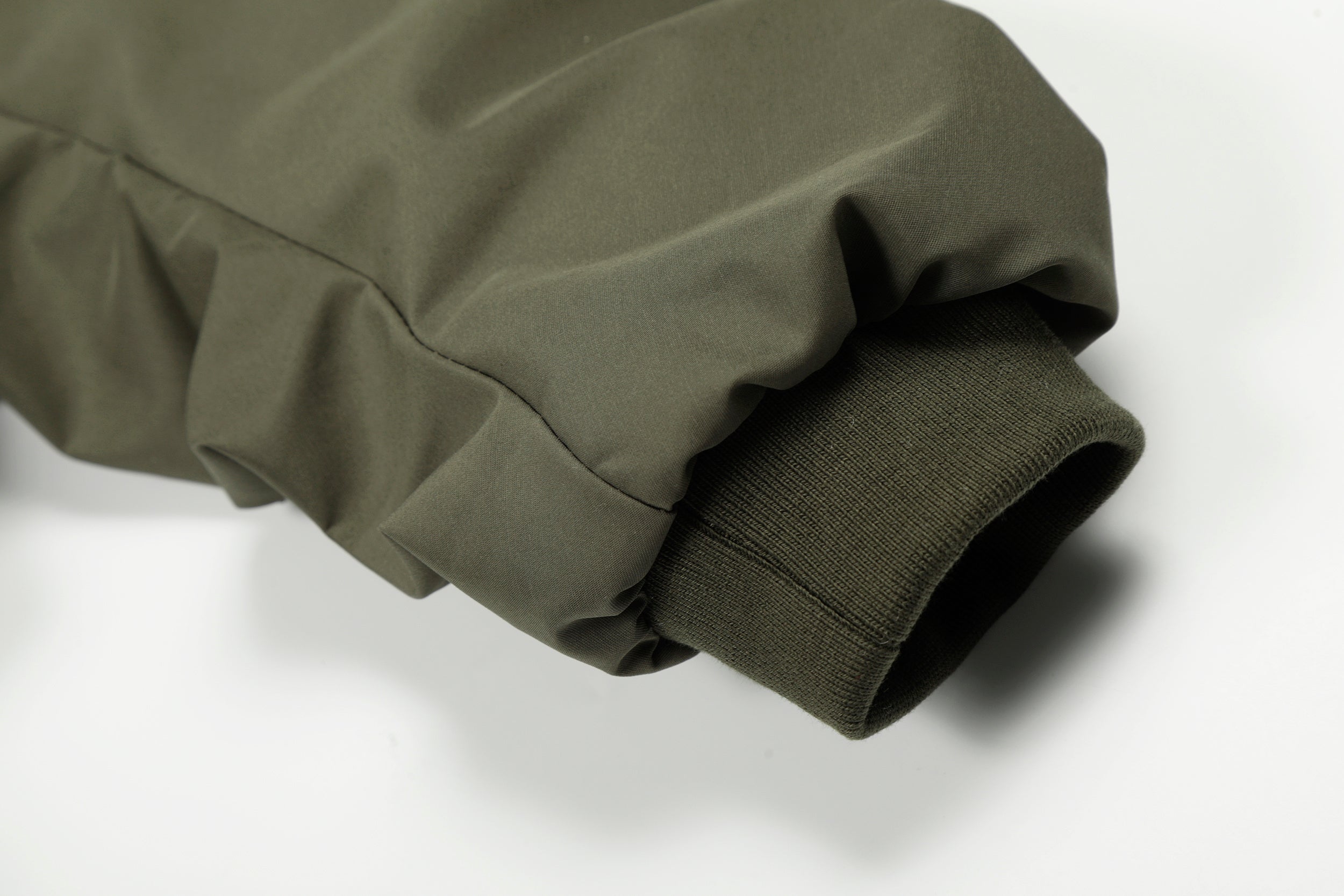 Detachable Faux Fur Scarf Bomber Jacket | Olive & Black