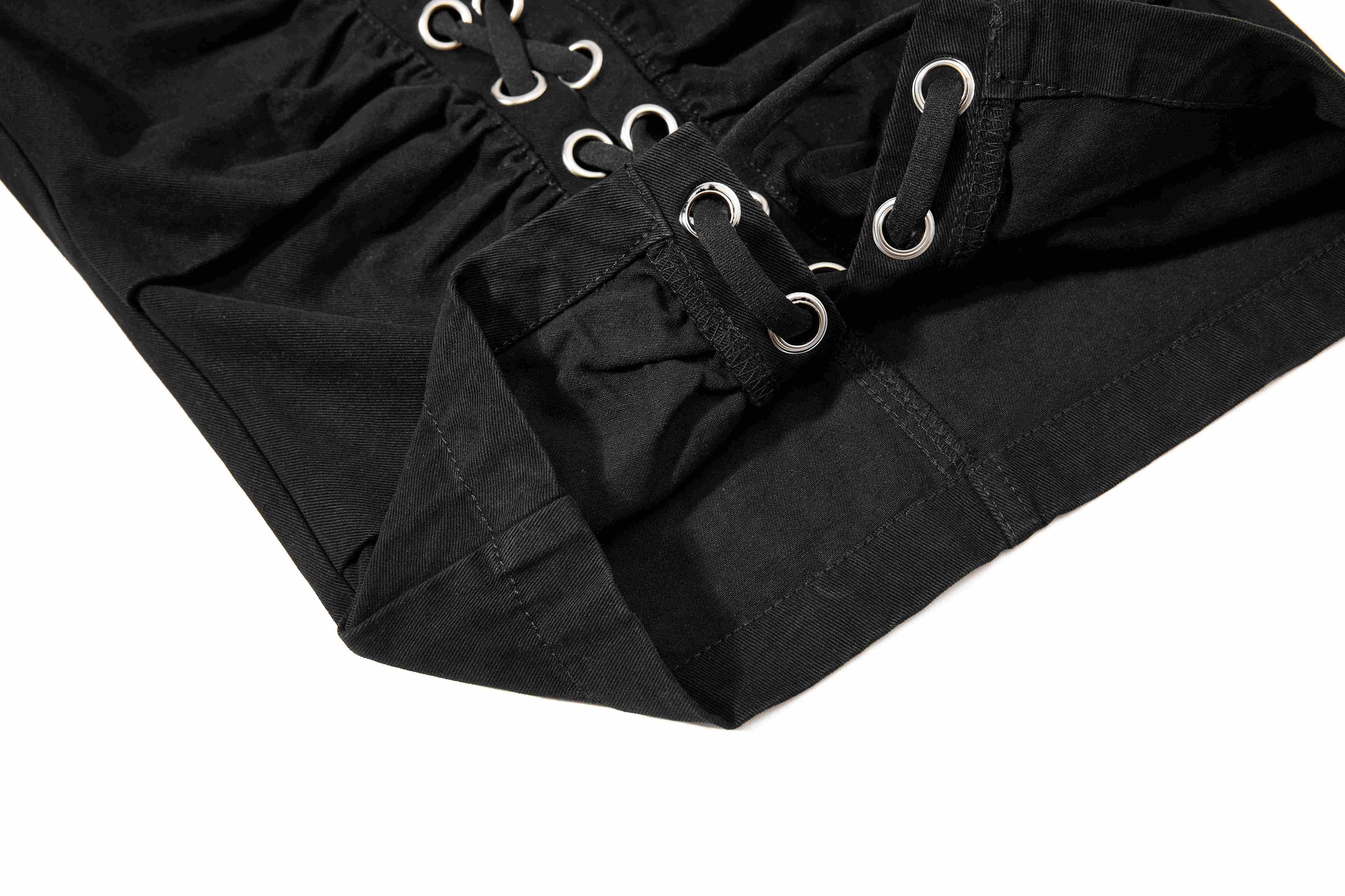 Omirad Lace-Up Utility Cargo Shorts | Y2K Streetwear