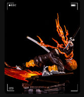 The Rengoku Kyojuro Demon Slayer Figure captures the Flame Hashira&