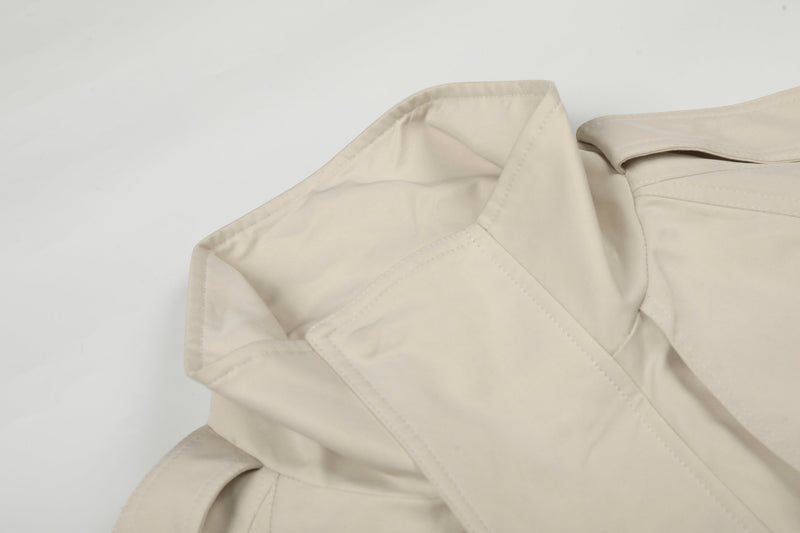 Utility Stand Collar Cropped Jacket | 100% Cotton