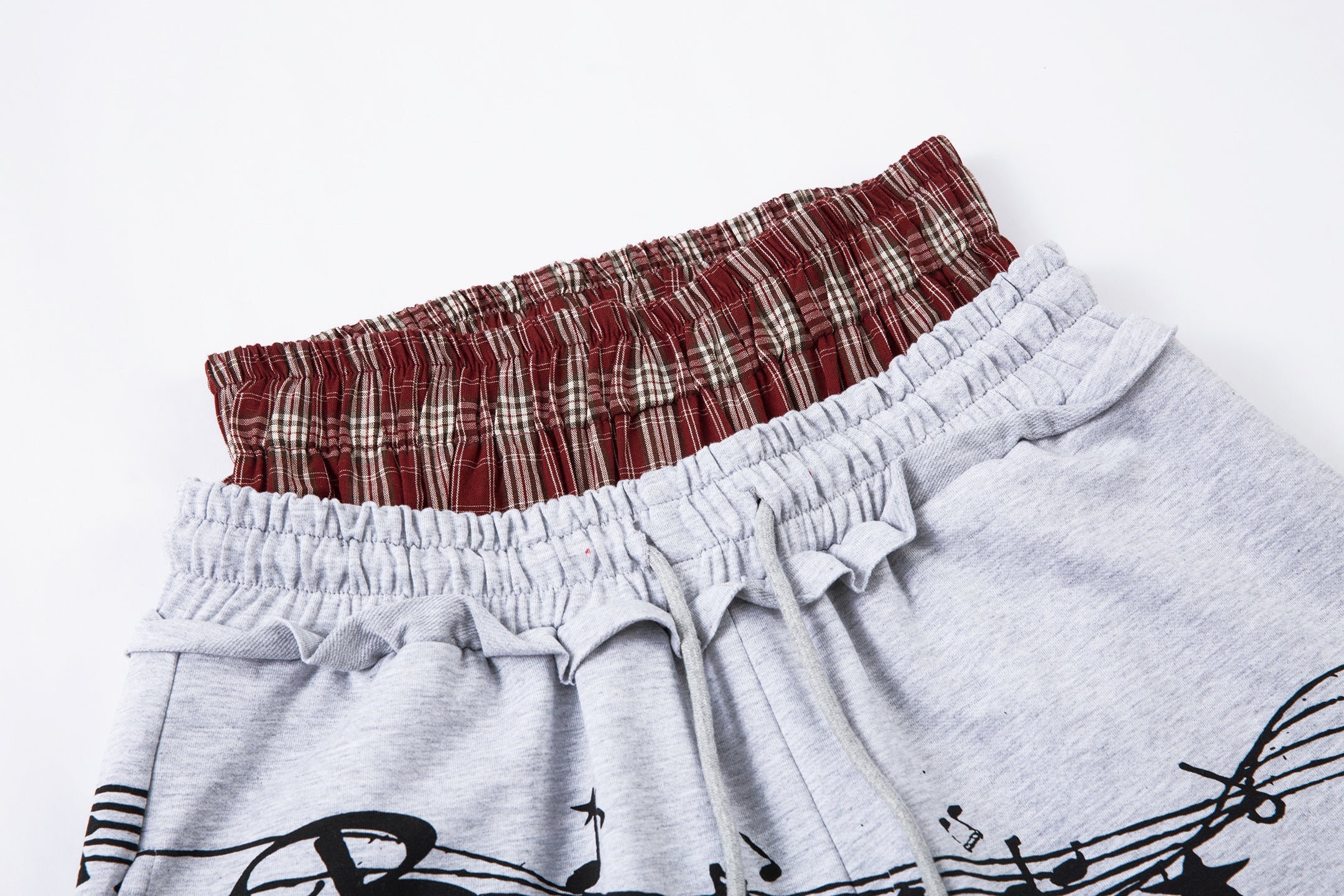 Music Note Graphic Wide-Leg Sweatpants | Streetwear Comfort