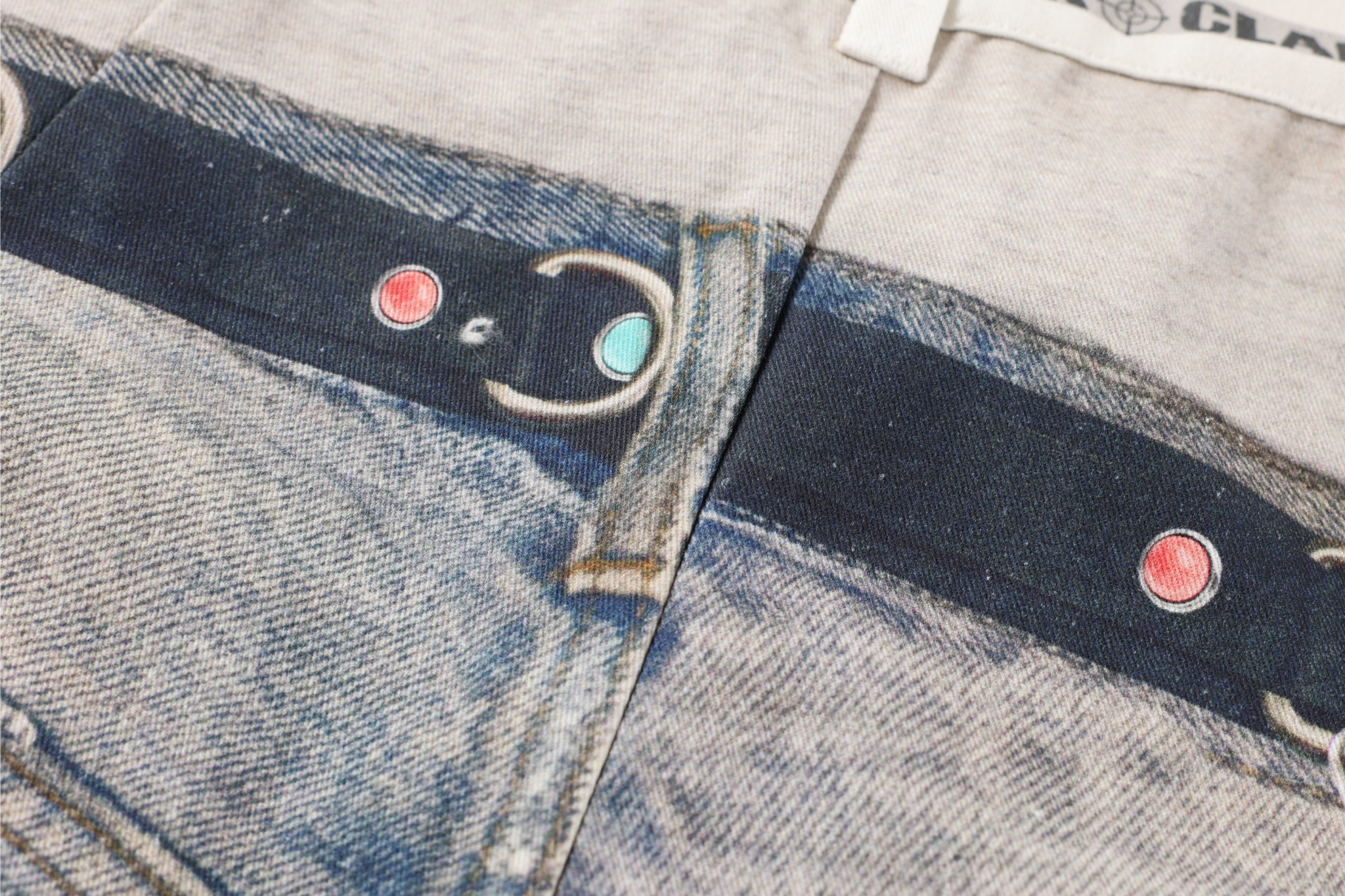 Omirad Vintage Patchwork Barrel Jeans | Y2K Distressed Denim