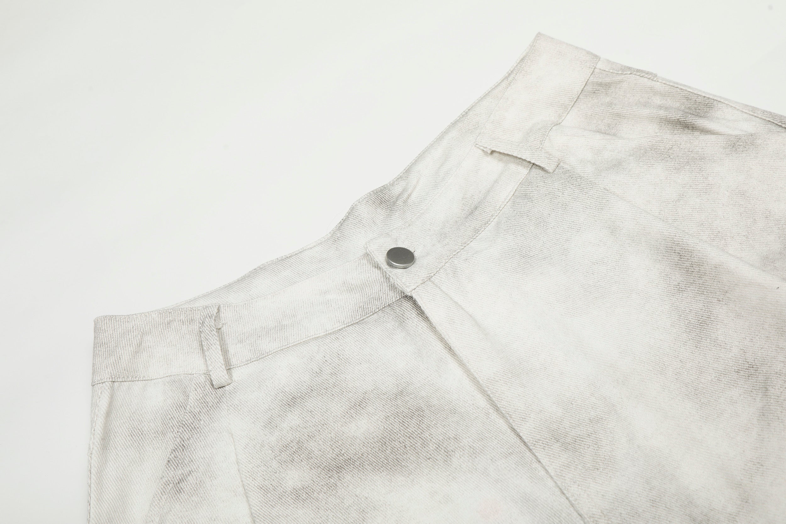 Star Patch Washed Cargo Wide-Leg Pants | Street Style