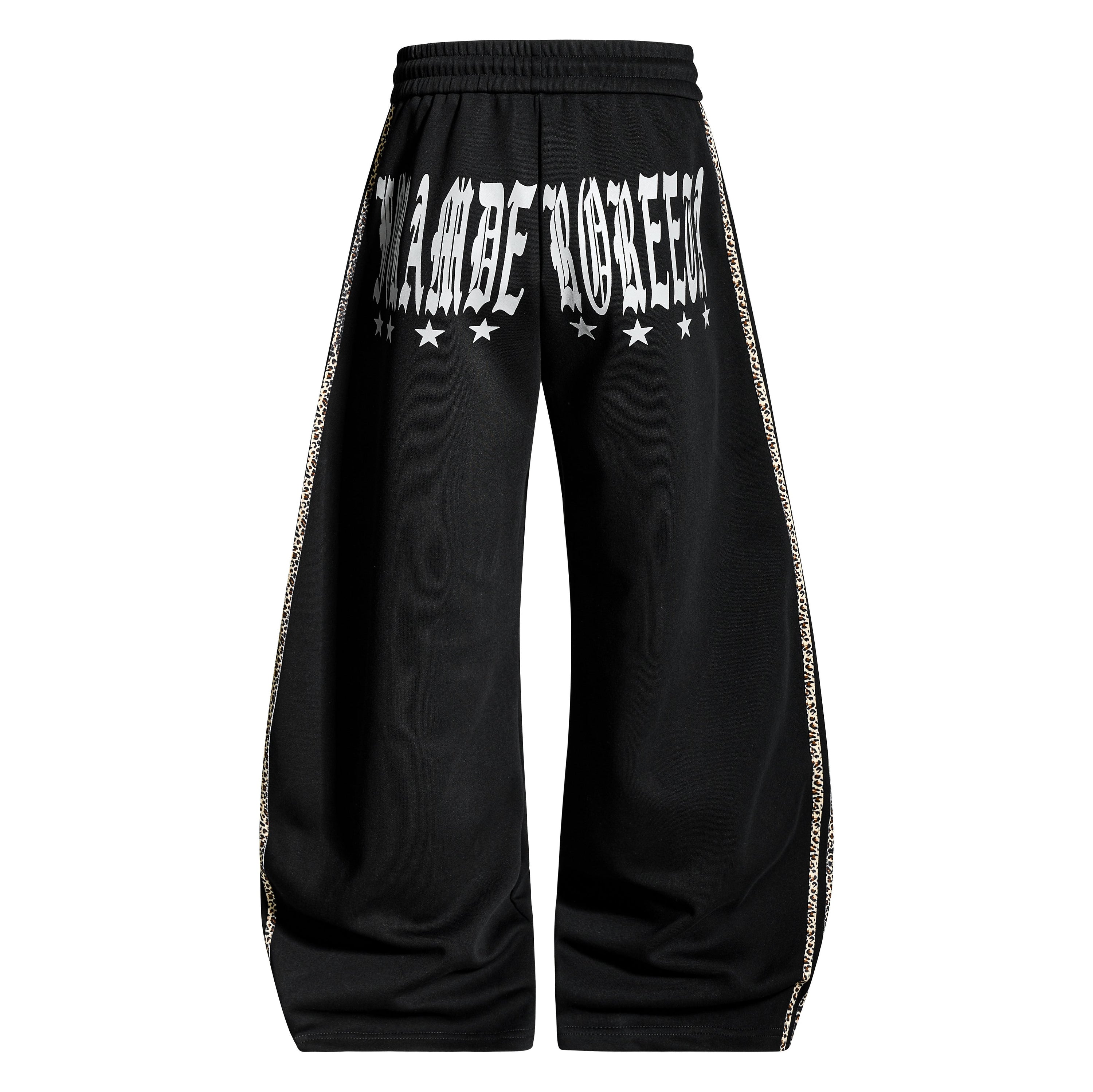 Omirad Gothic Cross Track Pants | Wide-Leg Streetwear