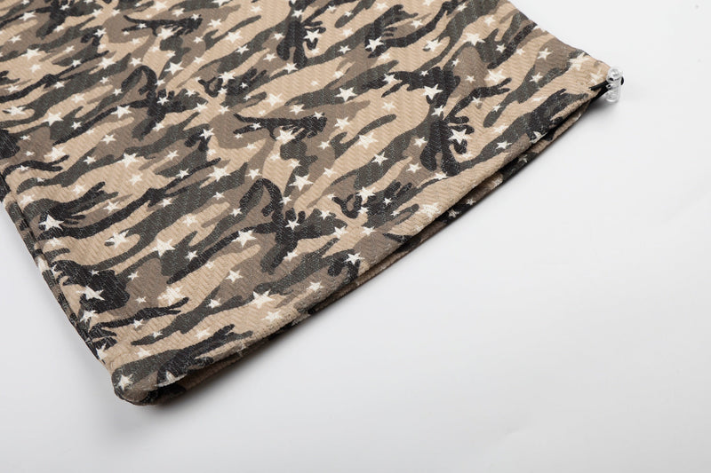 Omirad Desert Camo Star Wide-Leg Sweatpants | Y2K Streetwear