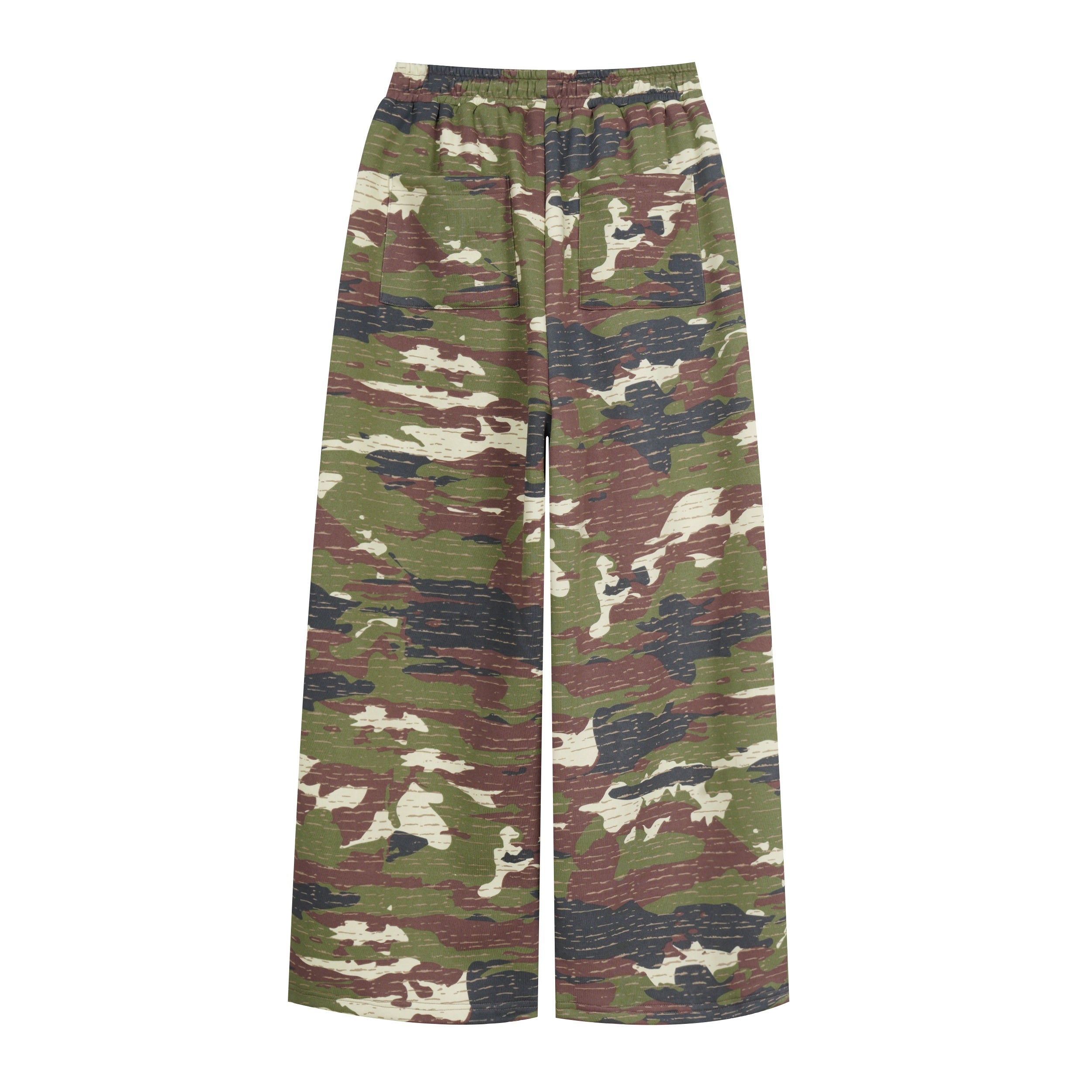 Vintage Camo Wide-Leg Lounge Pants | Oversized Streetwear