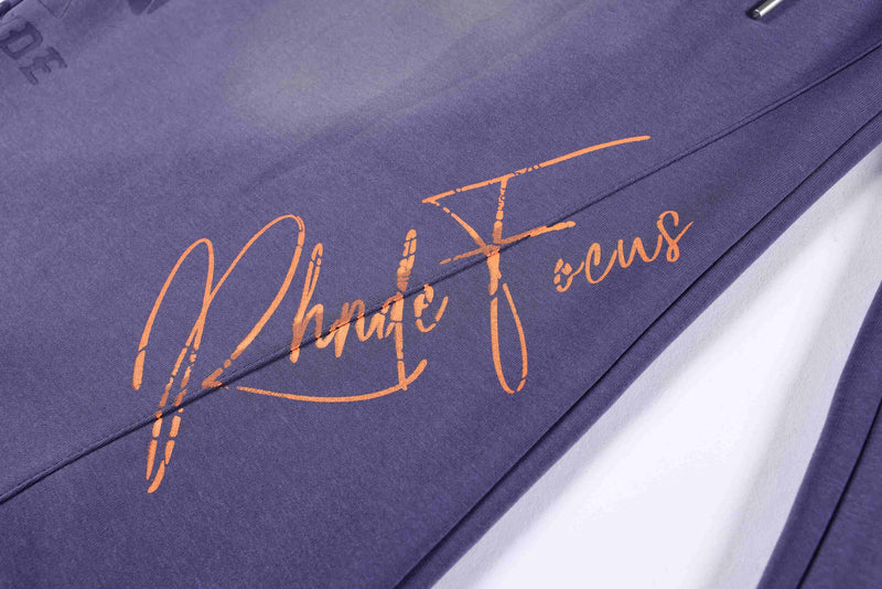 Omirad Gothic Script Wide-Leg Sweatpants | Streetwear