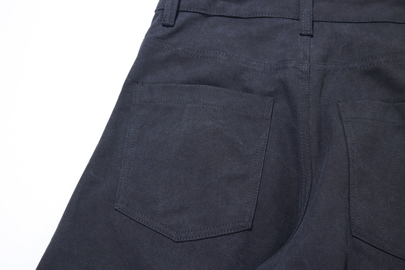3D Curved Panel Wide-Leg Pants | Sculptural Streetwear