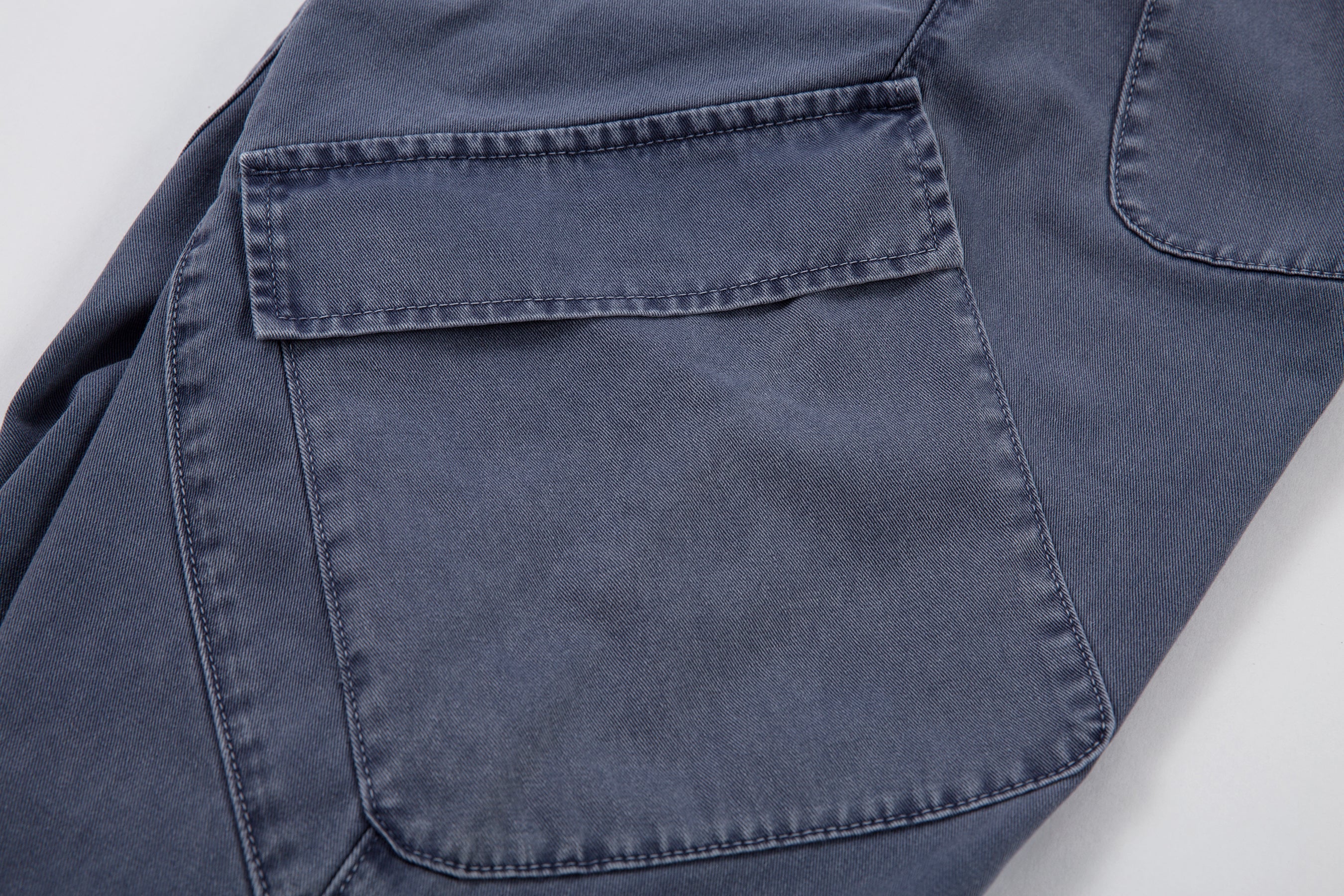 Omirad Curved-Cut Barrel Denim Pants | 100% Cotton Streetwear