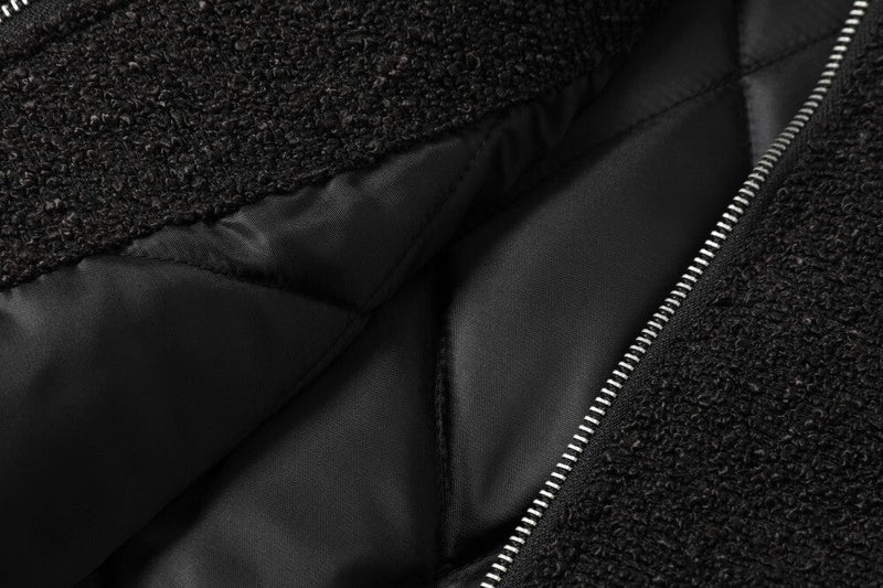 Omirad Textured Star Bomber Jacket | Streetwear Bomber