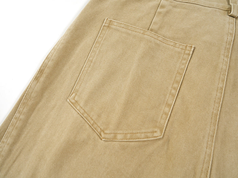 Omirad Wide-Leg Work Pants | Cotton Twill Utility Trousers