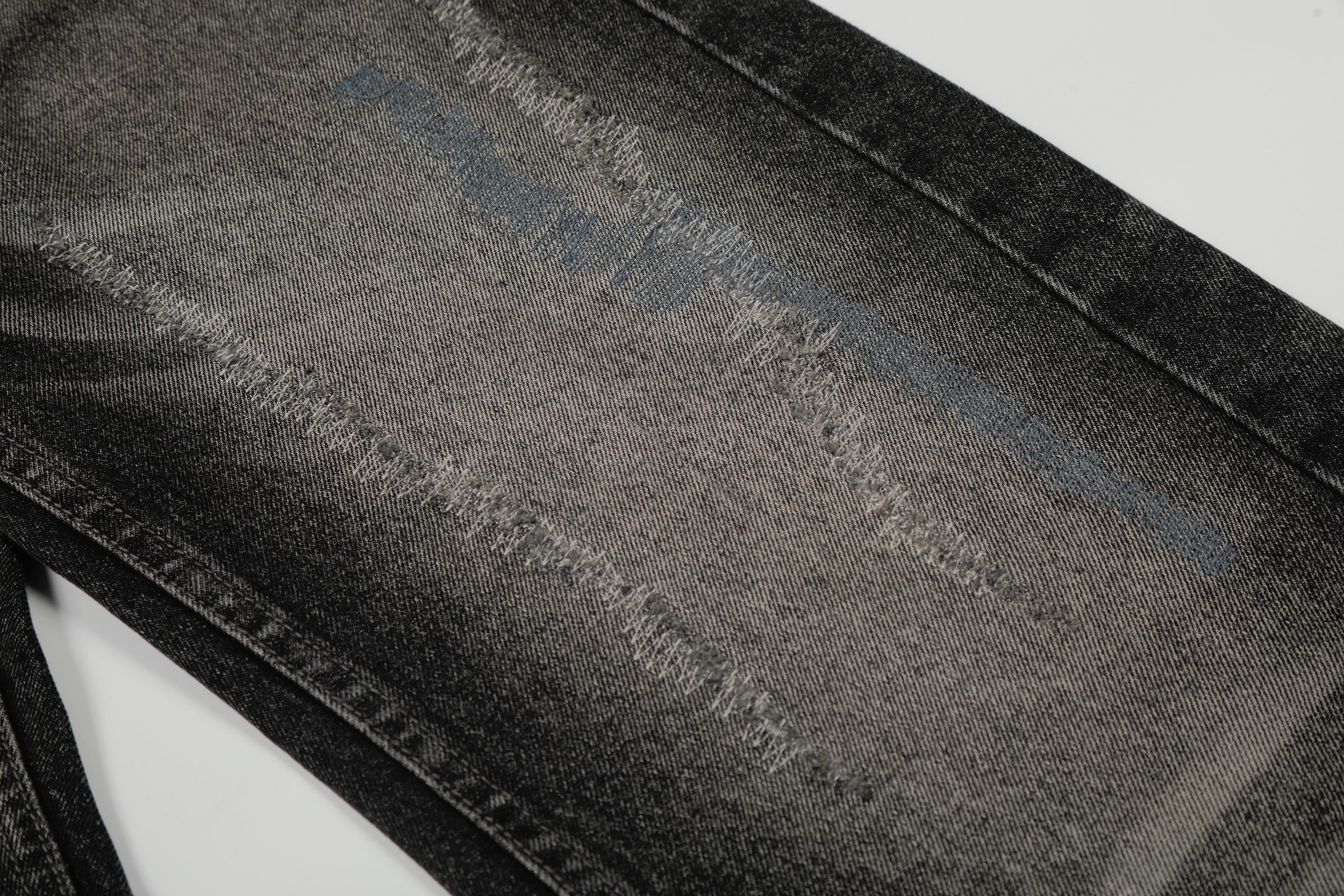 Omirad Washed Distressed Wide-Leg Denim Pants | Heavyweight Cotton