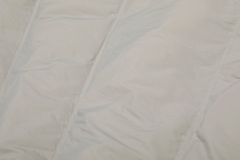 Asymmetric Zipper Hooded Puffer Jacket | Streetwear Insulated