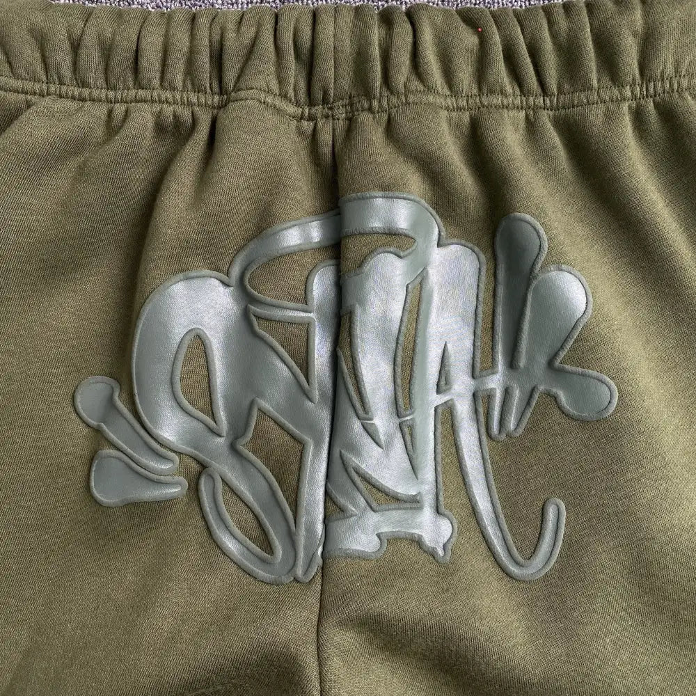 Syna World Olive Green Drawstring Jogger Pants
