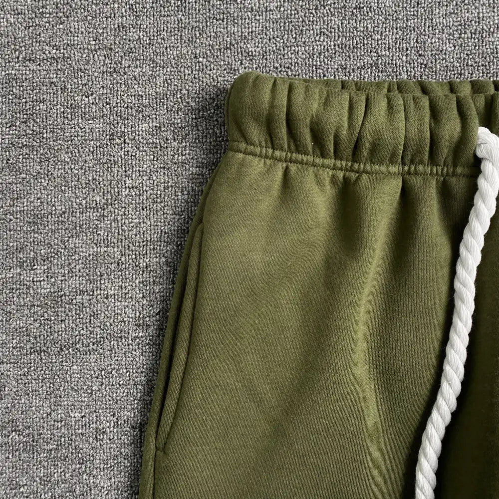 Syna World Olive Green Drawstring Jogger Pants