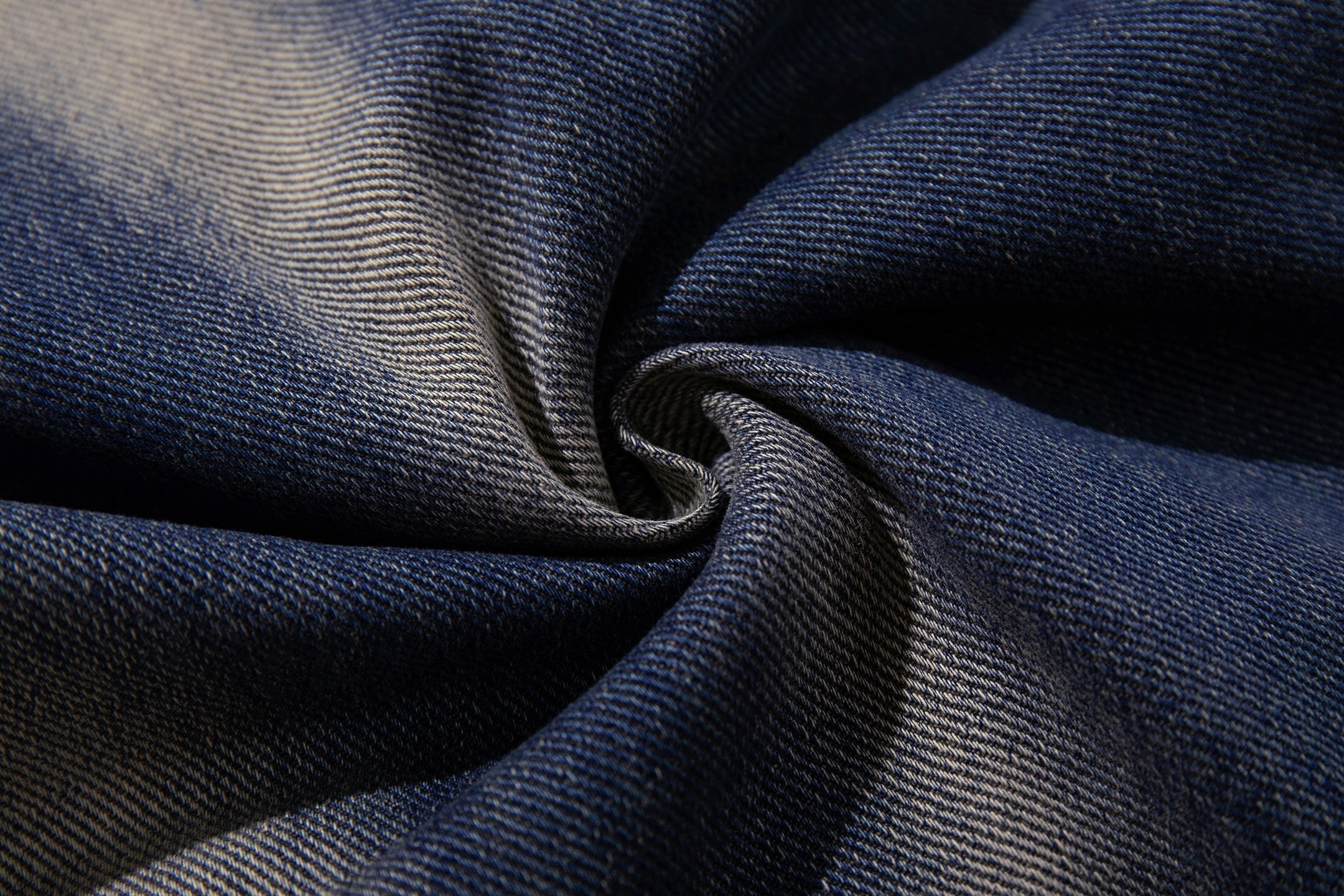 Curve-Panel Smoke-Fade Wide-Leg Jeans | Vintage Blue Denim