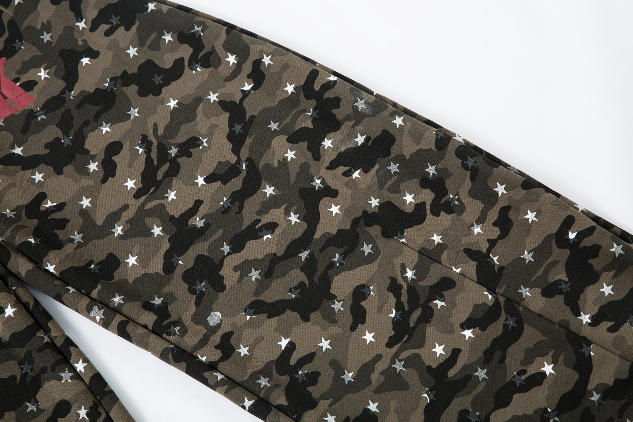 Omirad Star Camo Wide-Leg Sweatpants | Military Streetwear