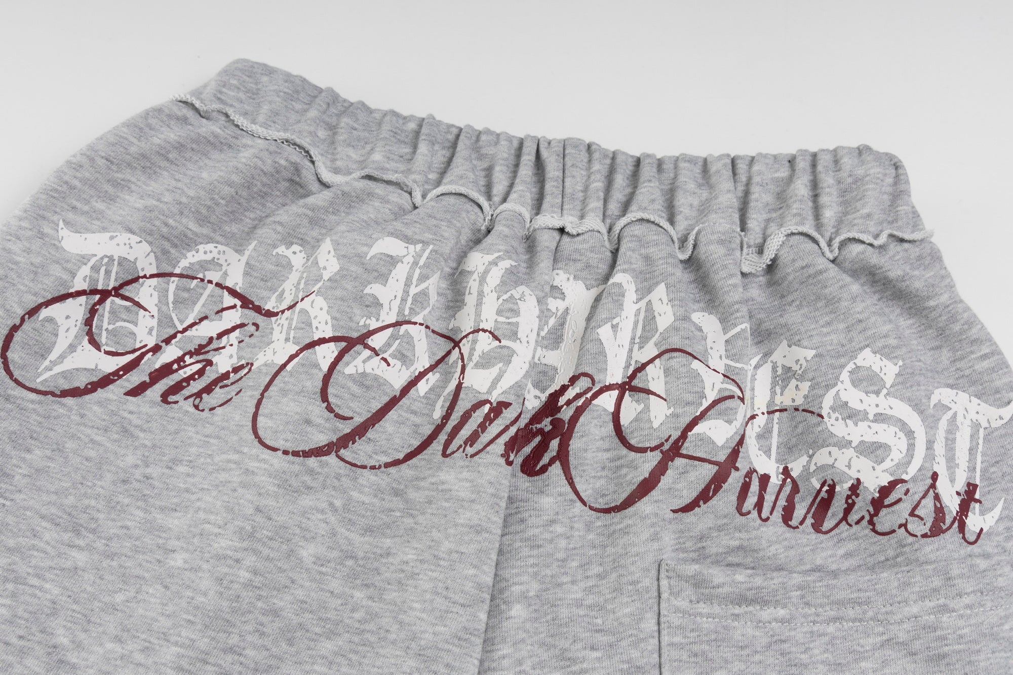 Gothic Wide-Leg Wave-Hem Sweatpants | Bold Streetwear