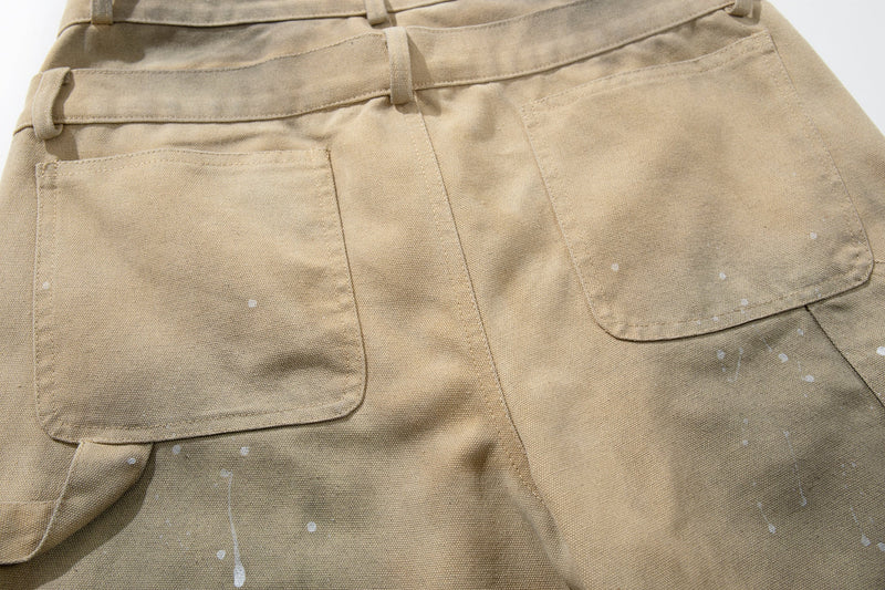 Omirad Vintage Workwear Wide-Leg Pants | 100% Cotton