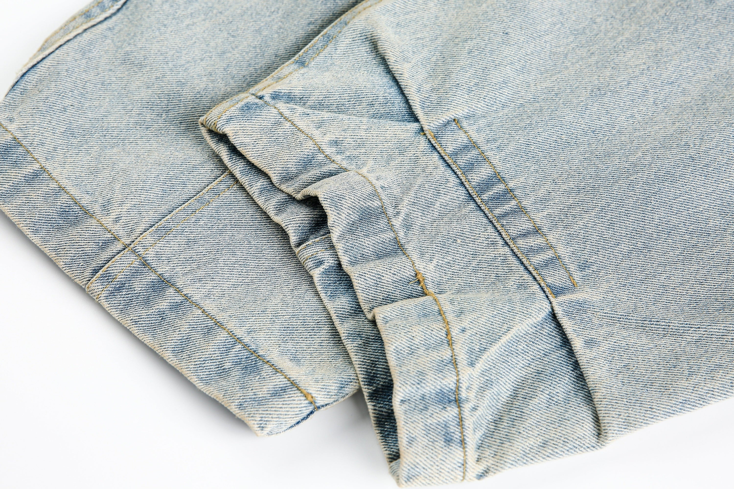 Omirad Washed Barrel Leg Denim Pants | Vintage Streetwear Jeans