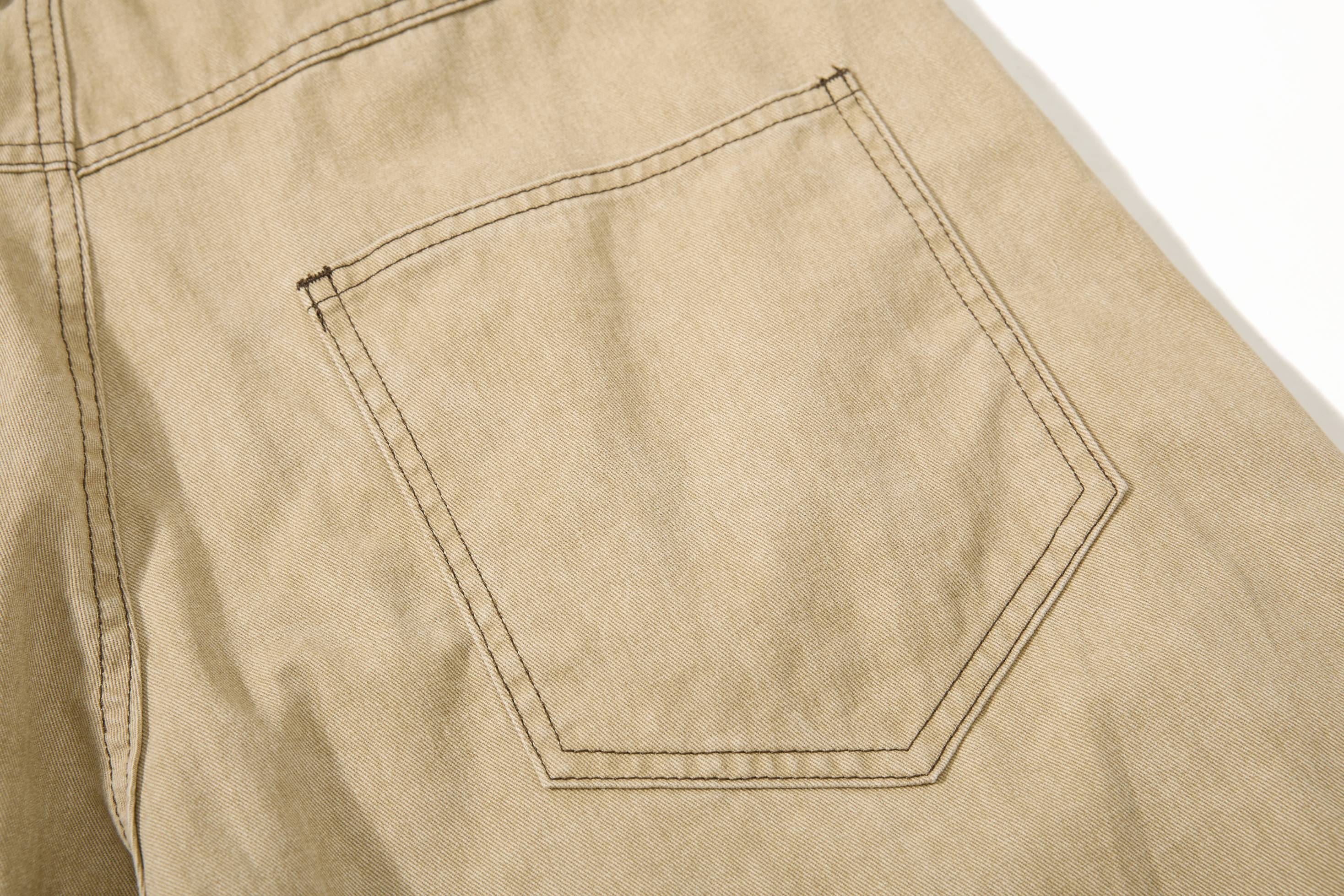 Military Rope Wide-Leg Pants | 100% Cotton Streetwear