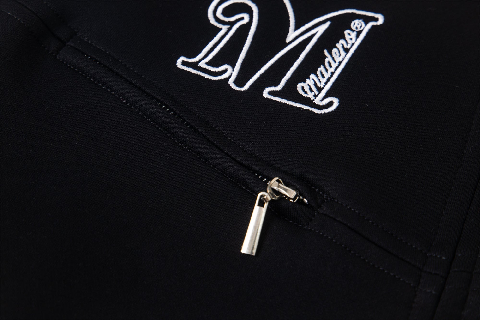 Omirad Plaid-Trim Track Jacket with Embroidered Logo & Pins